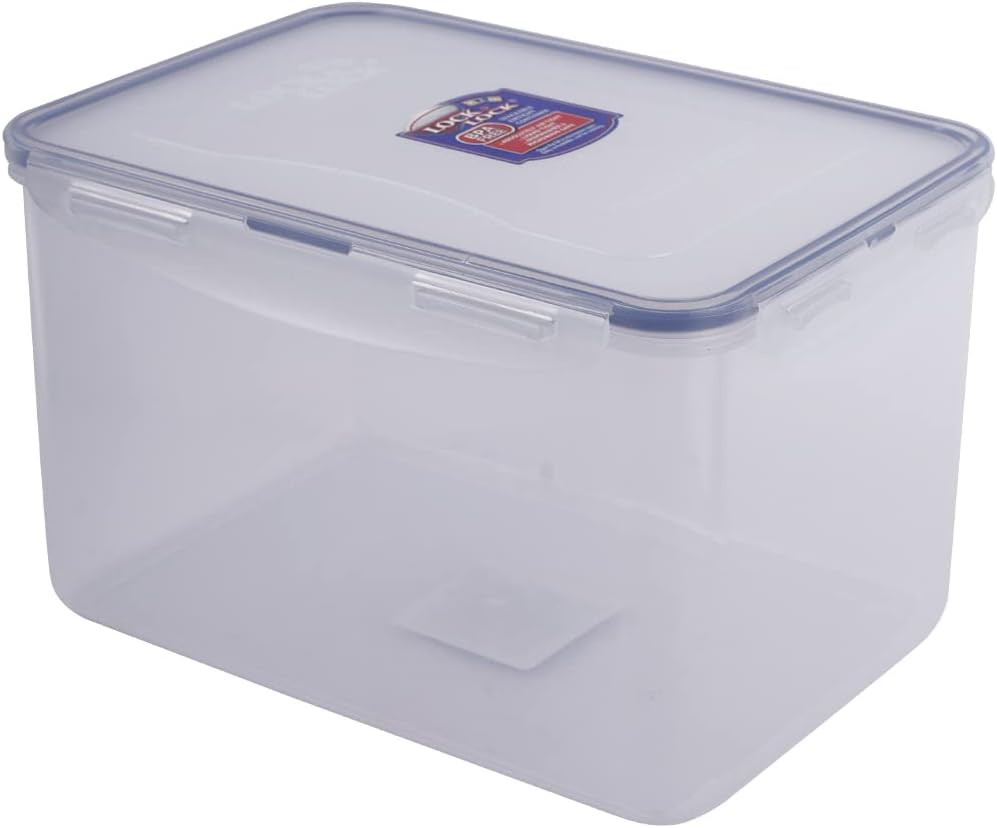 Lock and Lock 70077 Classic Tall Rectangular Container, Clear 9.8 X 7.1 X 5.9" image number 6