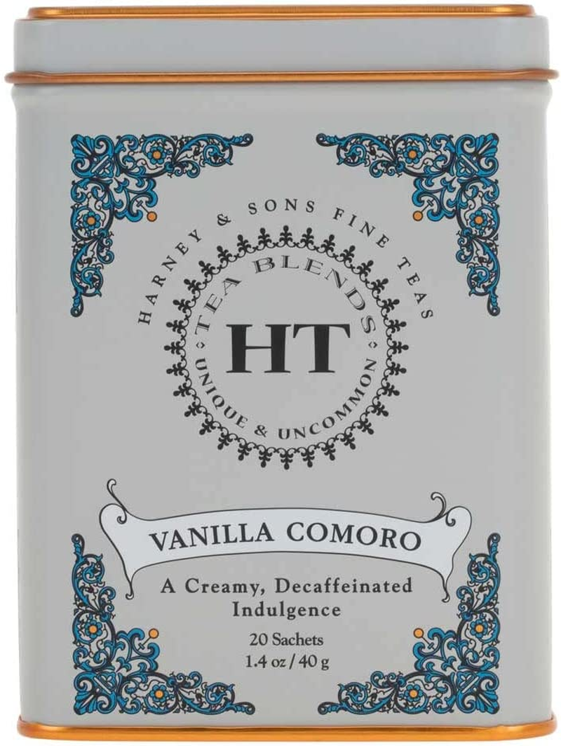 Harney & Sons Vanilla Comoro Tea Harney Tradition Tin of 20 Sachets image number 1