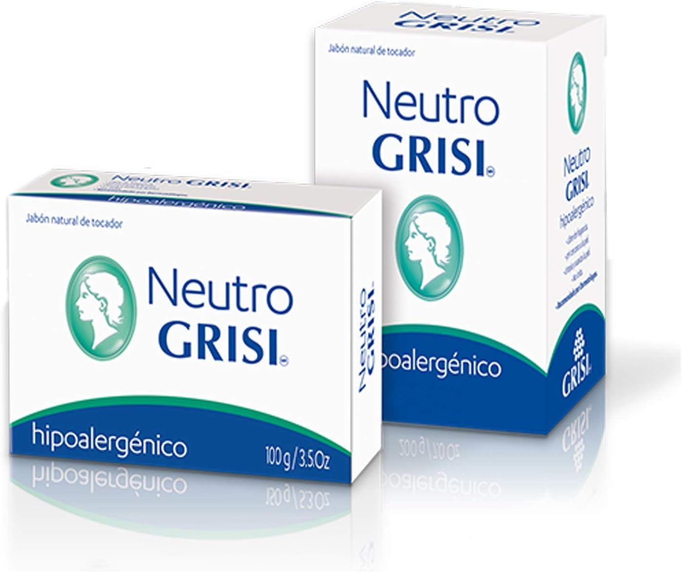 Grisi 6Pk - Neutral Soap - Hypoallergenic - Jabon Neutro - image number 1