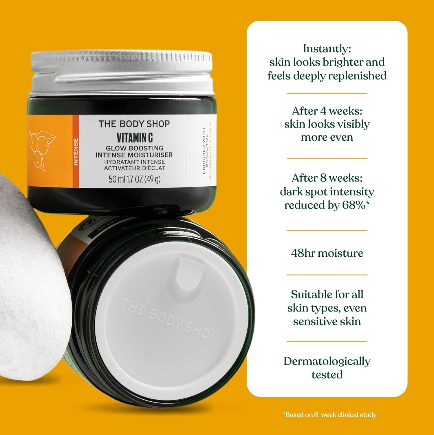 The Body Shop Vitamin C Glow Boosting Moisturizer, 1.69 Oz image number 3