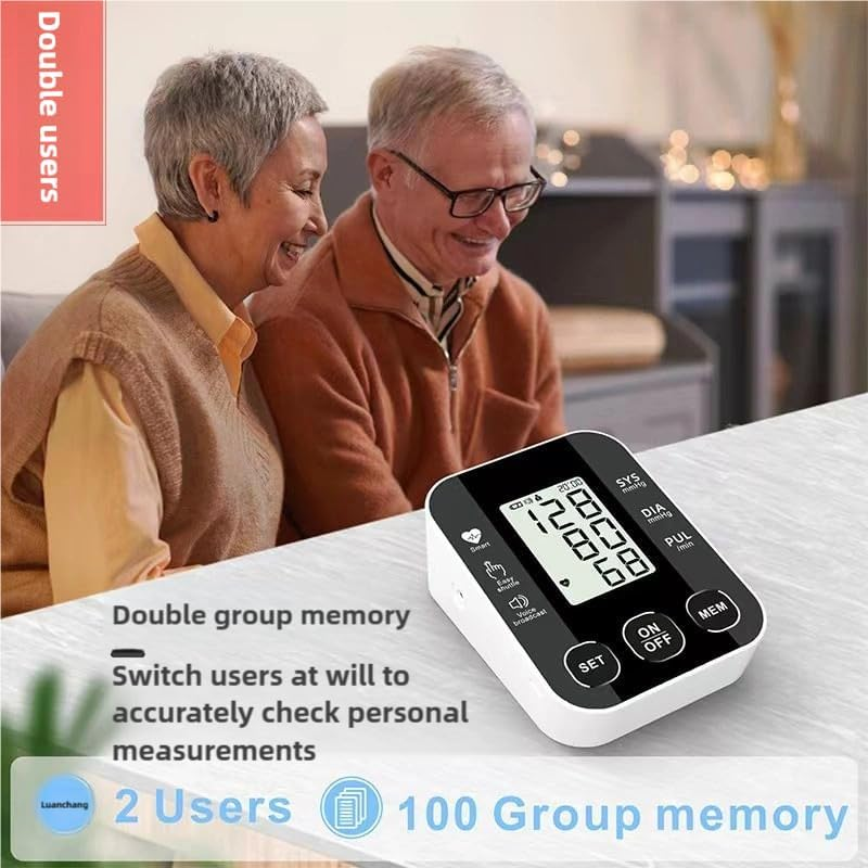 Blood Pressure Monitors, CE Certified Approved UK, Standard Blood Pressure Monitor Upper Arm Blood Pressure Machine for Home Use, Upper Arm Large Cuff(Blood Pressure Machine)