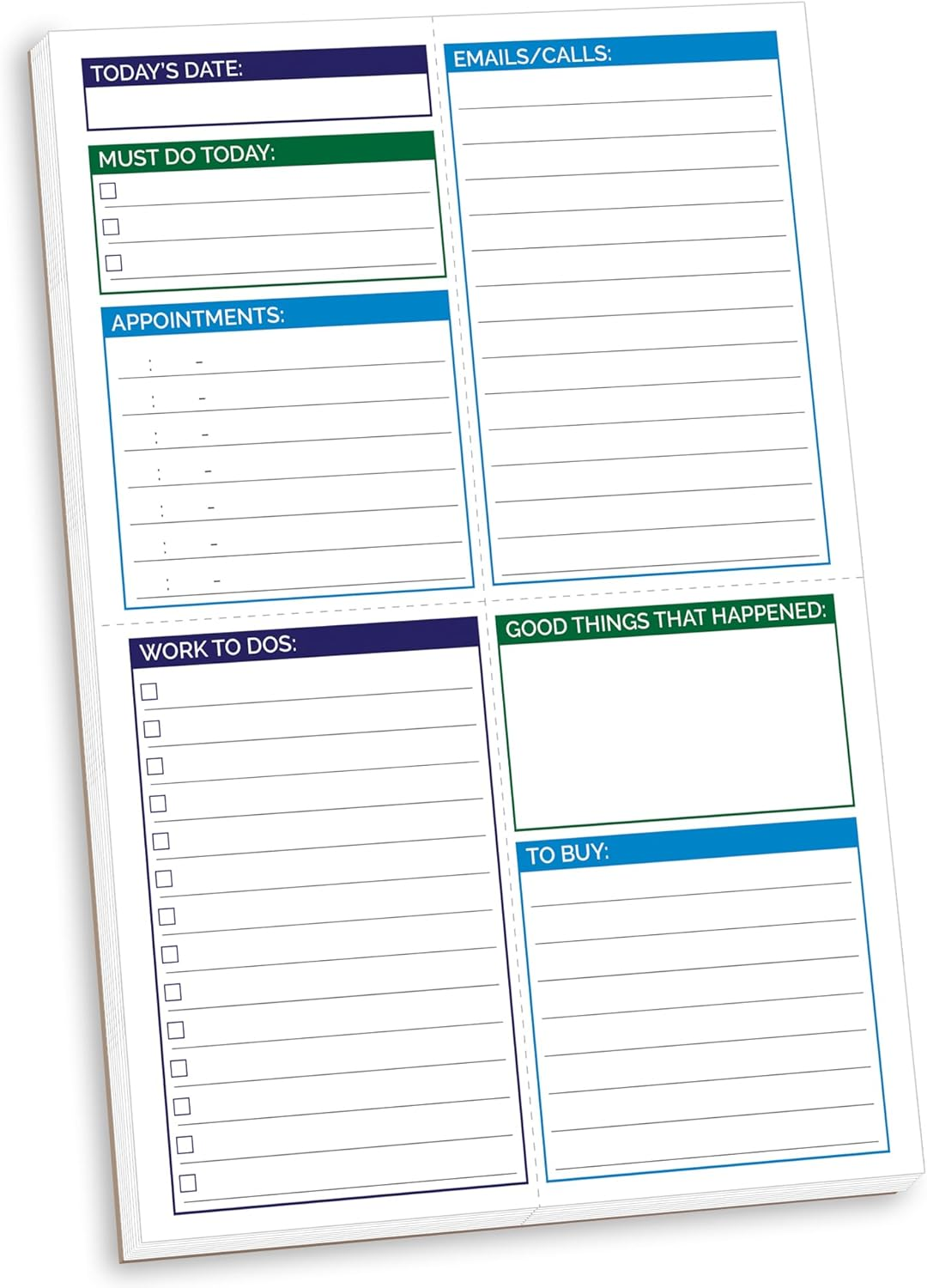 Bloom Daily Planners Weekly Meal Planning Pad - Magnetic Hanging Refrigerator Menu Planner with Tear-Off Sheets & Perforated Grocery Shopping Lists - 6X9 (Grey & Pink)