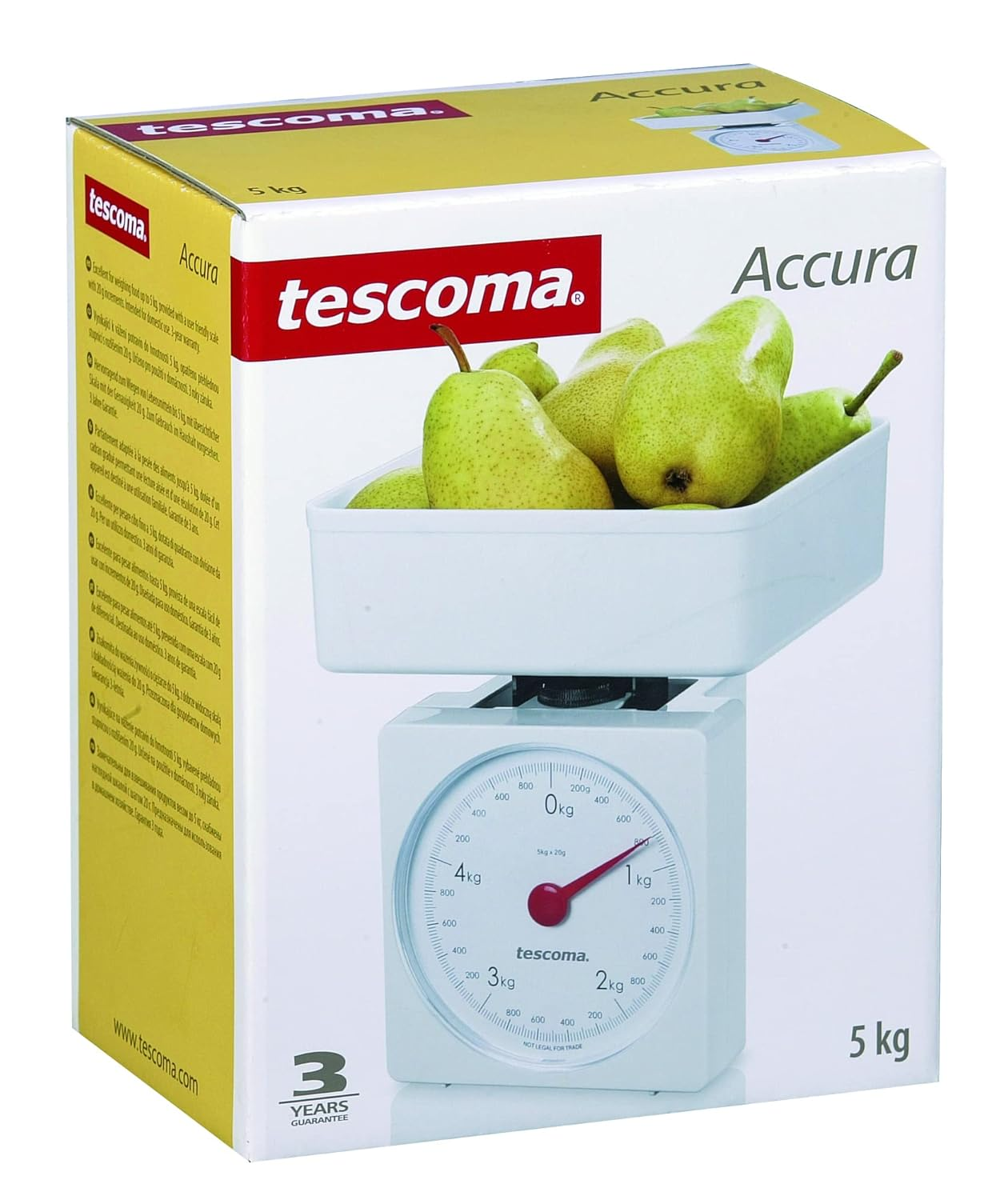 Tescoma Accura 5.0 Kg Kitchen Scale image number 5