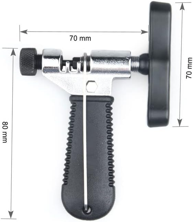 AIMALL Bicycle Chain Breaker Tool 3.9X2.8In Durable Bike Link Splitter Cutter Pin Remover with Hook for Chain Repair and Maintenance image number 1
