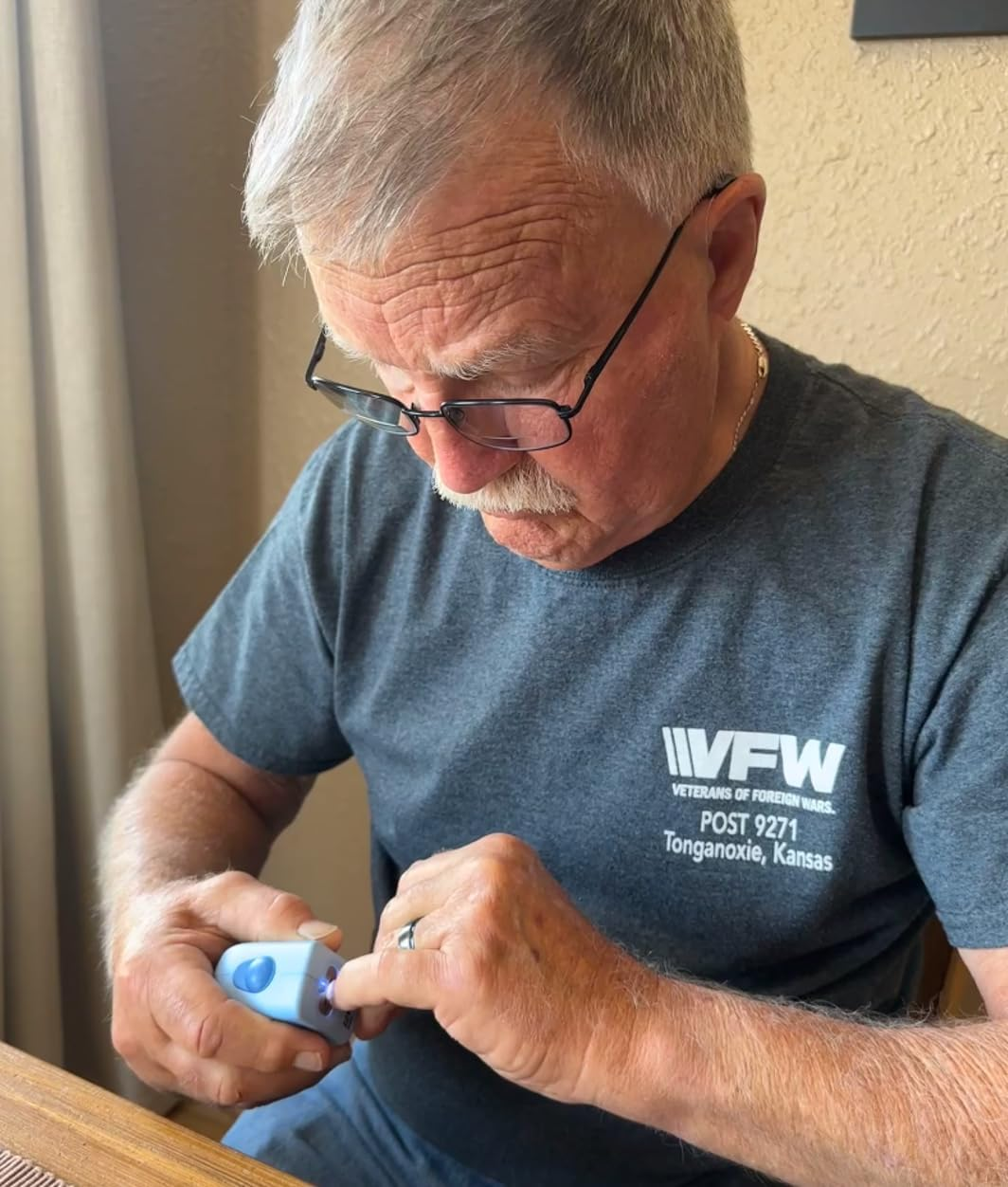 Lil Nipper Electric Nail Clipper for Seniors with Arthritis | One-Handed Automatic Nail Trimmer | Safe for Tremors, Low Mobility, Caregivers | as Seen on Shark Tank image number 6