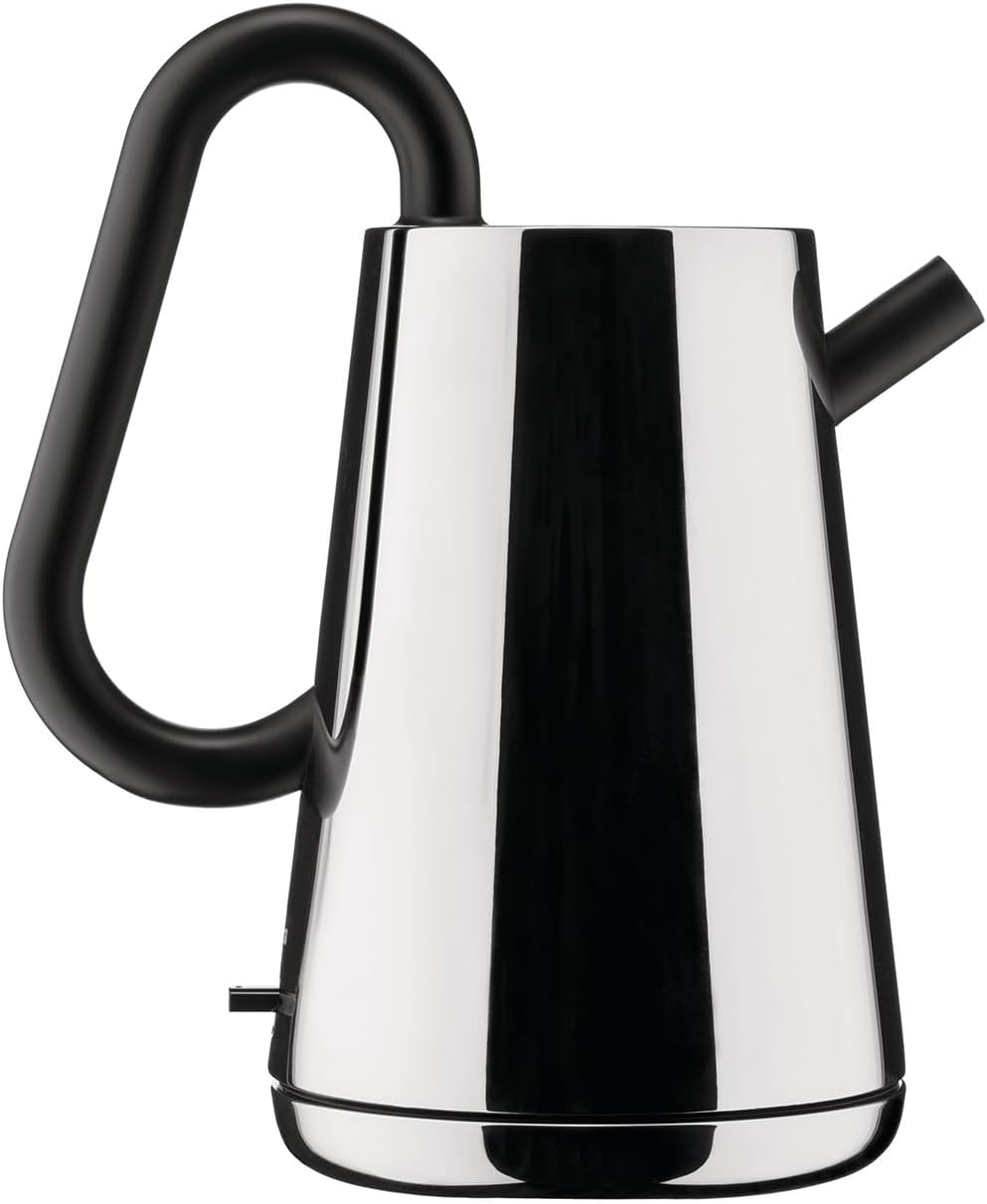 Alessi Toru NE01 B Designer Kettle, Made of 18/10 Stainless Steel and Thermoplastic Resin, European Socket, 2400 W, 170 Cl, Black image number 1