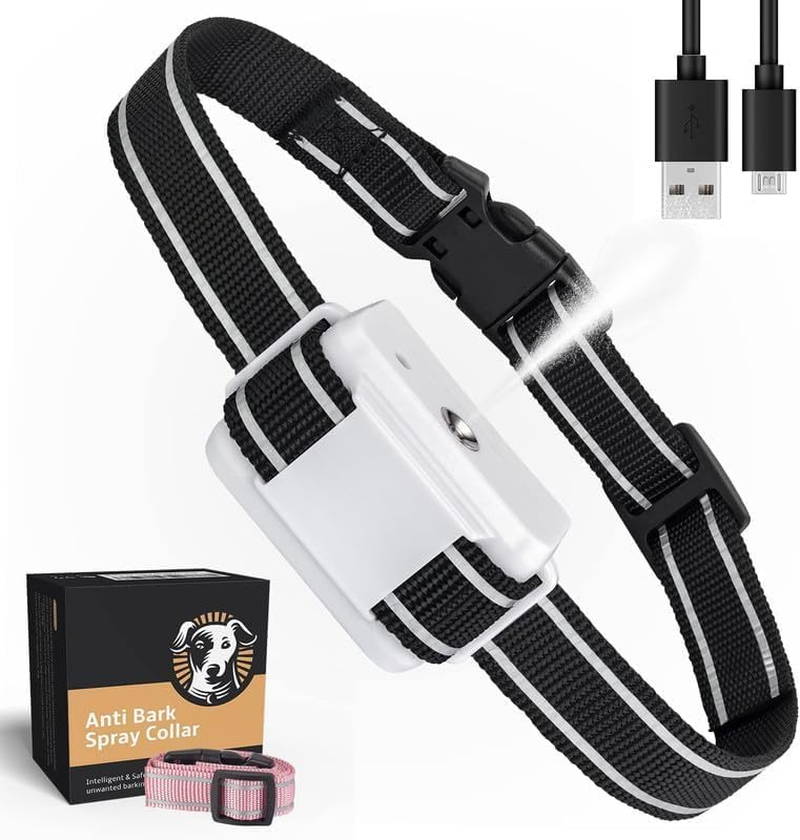 Citronella Bark Collar, Auto Citronella Dog Bark Collar Spray anti Dog Bark Collars with 2 Adjustable Spray Level, Citronella Dog Barking Training Collar No Shock Safty for Dogs image number 1