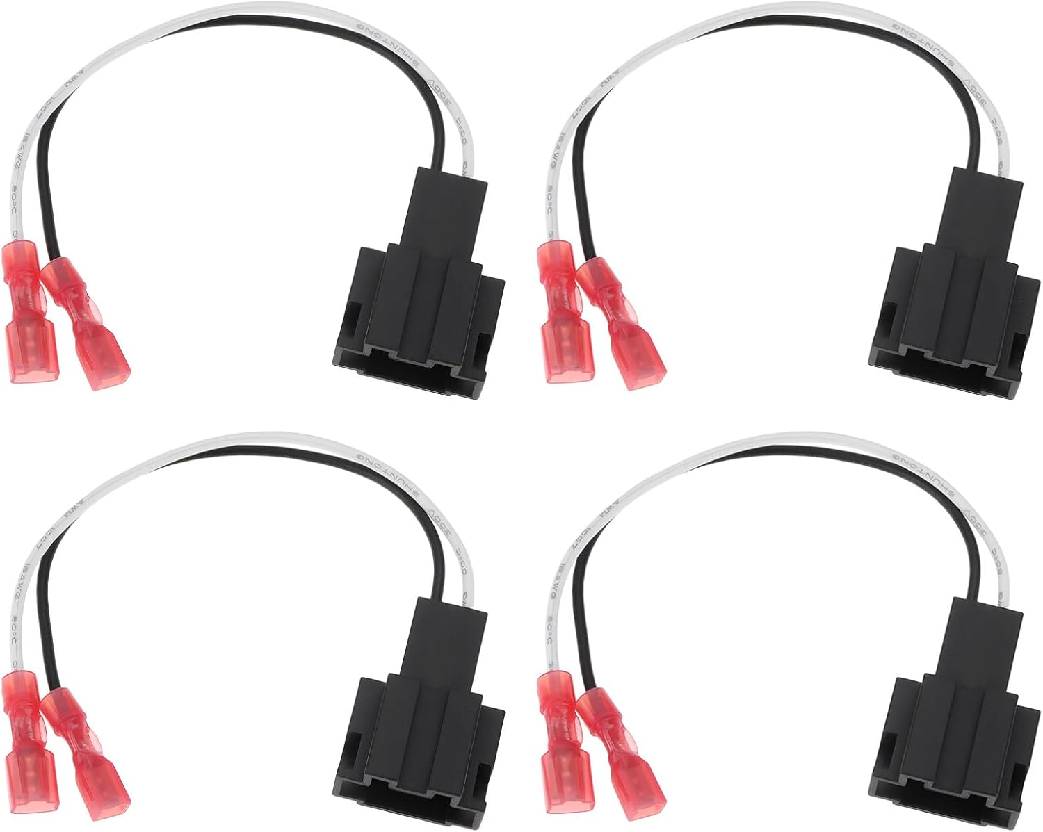Emsea 4Pcs Car Speaker Adapters Plug Lead Connectors Cable Compatible with Mercedes a B C E image number 2