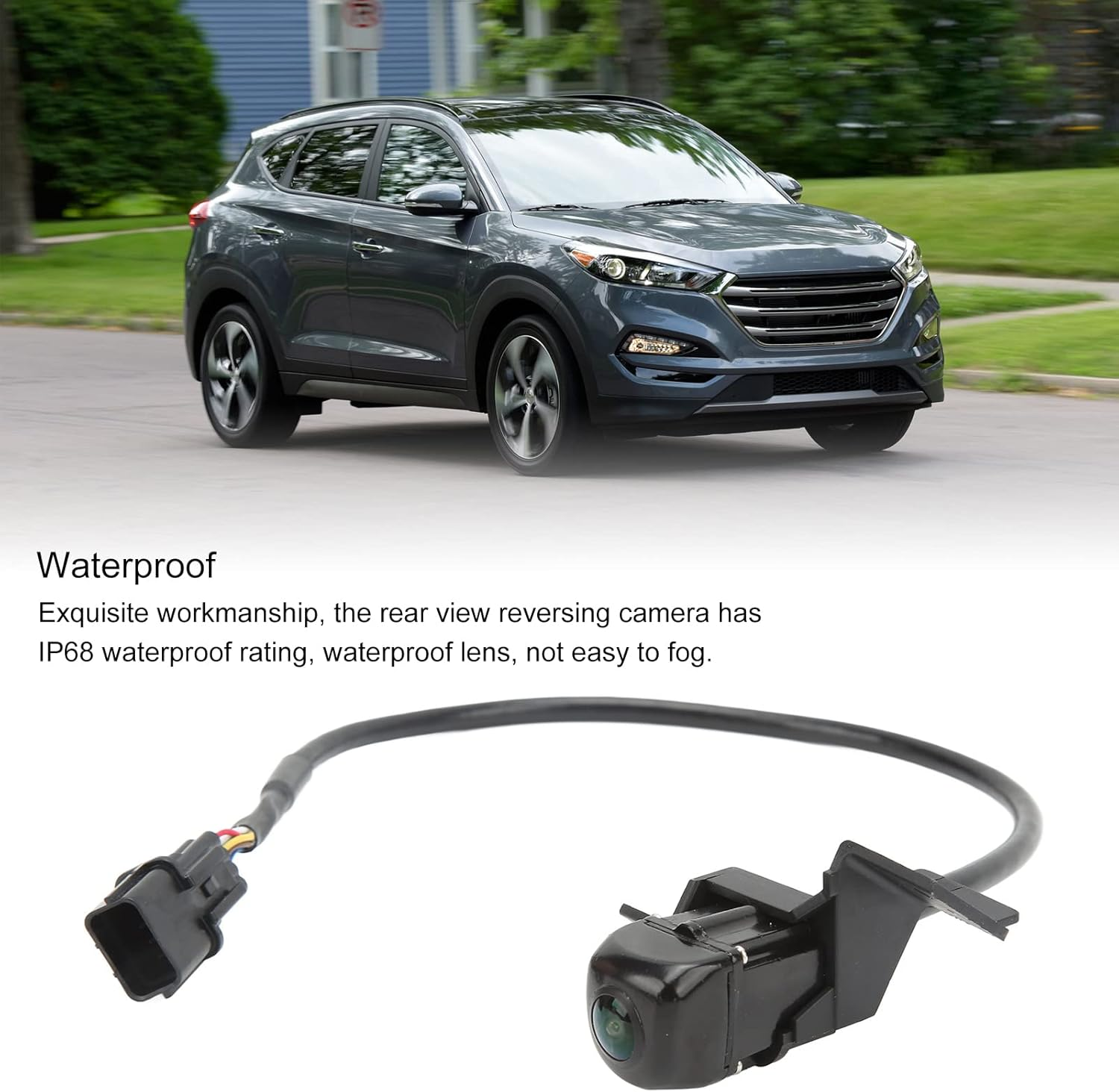 Wireless Backup Camera License Plate 95760D3100, Wireless License Plate Backup Camera for Tucson 2016‑2017 image number 5