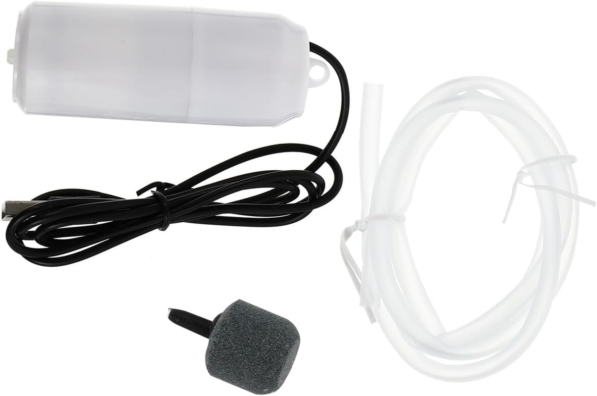 USB Charging Small Aquarium Oxygen Pump Low Power Consumption Fish Tank Air Aerator Portable for Different Sized Tanks and Fish High-Grade Material for Safe Use image number 4