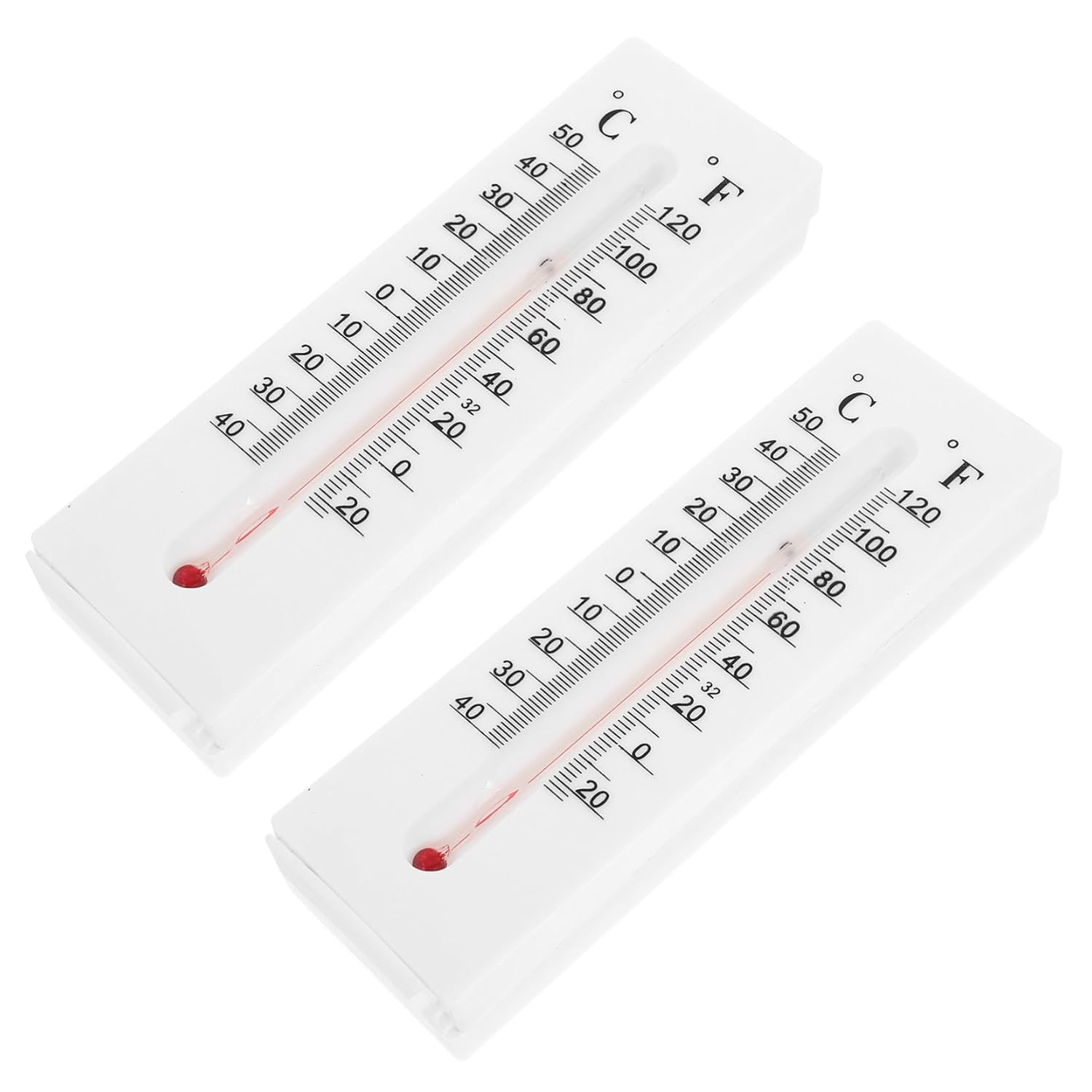 ULTECHNOVO 2Pcs Weatherproof Thermometer Key Cabinet Outdoor Key Hider Box for Office Decor Compact Portable Storage