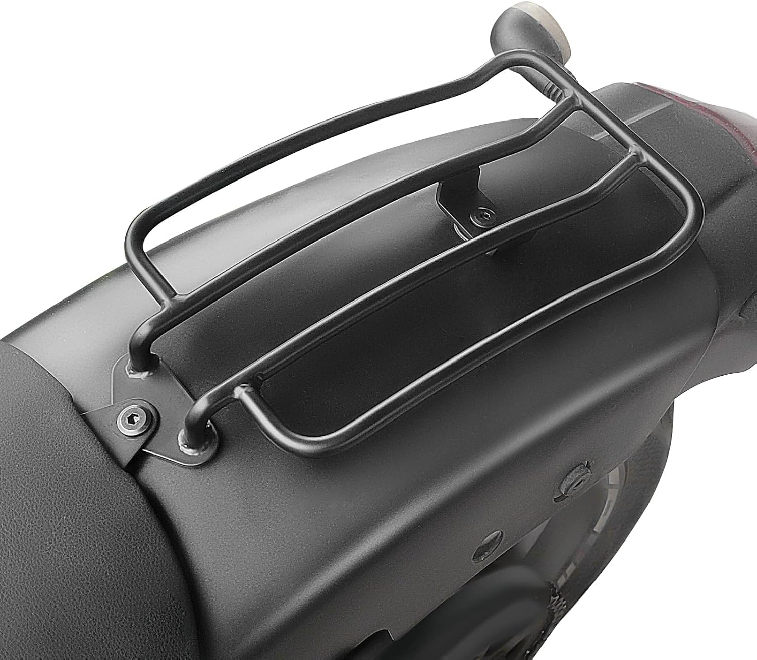 Rear Fender Solo Luggage Rack Exact Fit for Kawasaki Vulcan S VN650 Cafe ABS 2015-2024, Matte Black Powder Coated Finish image number 2