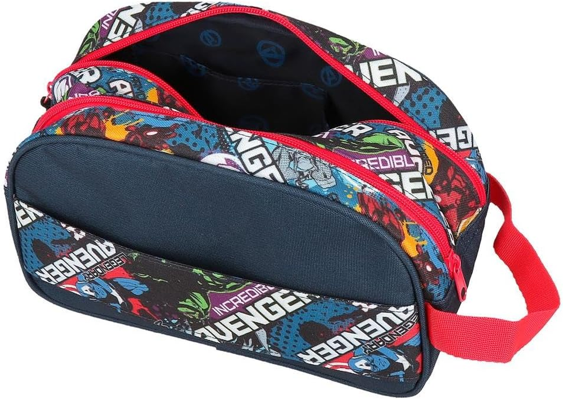 Joumma Marvel Avengers Legendary Adaptable Toiletry Bag Blue 26X16X11Cm Polyester L, Blue, Adaptable Toiletry Bag, Blue, Adaptable Toiletry Bag image number 4