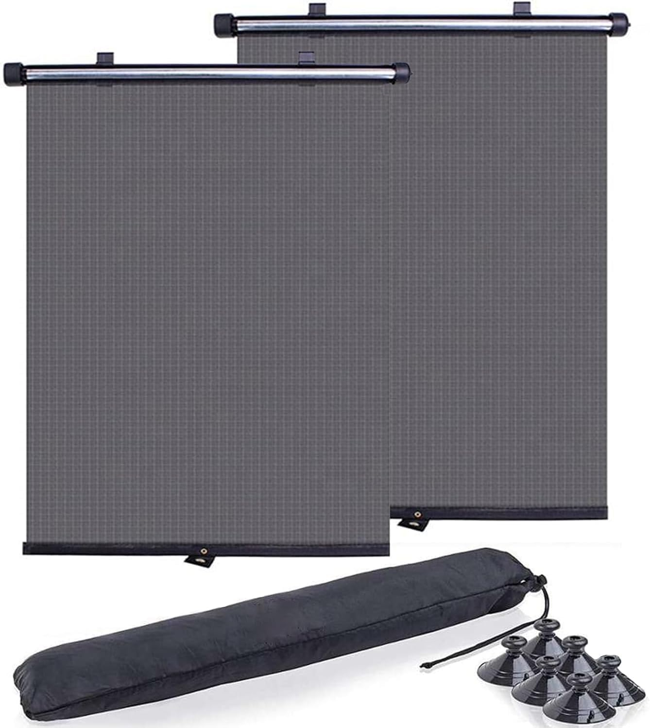 Car Window Shades,2 Pack Window Shade for Baby in Cars,Retractable Car Window Shade for Baby,Side Window Sun Shade Effectively Block UV Rays and Harsh Sunlight(15.7"X18.5") image number 3