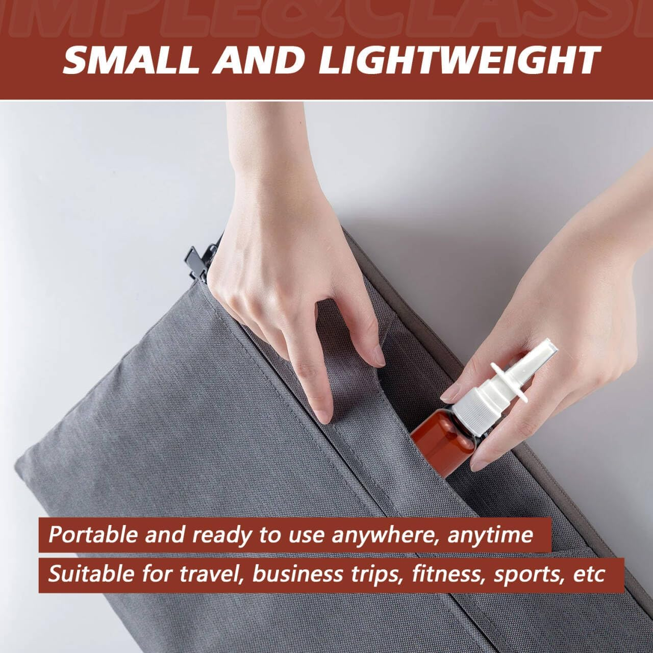 QUUPY 12PCS Plastic Refillable Amber Nasal Sprayer Spray Bottles Sprayer Jar Pot Container for Makeup Water Medical Use Perfumes Essential Oils Travel (10Ml/0.34Oz), N, 30Ml/1Oz image number 5