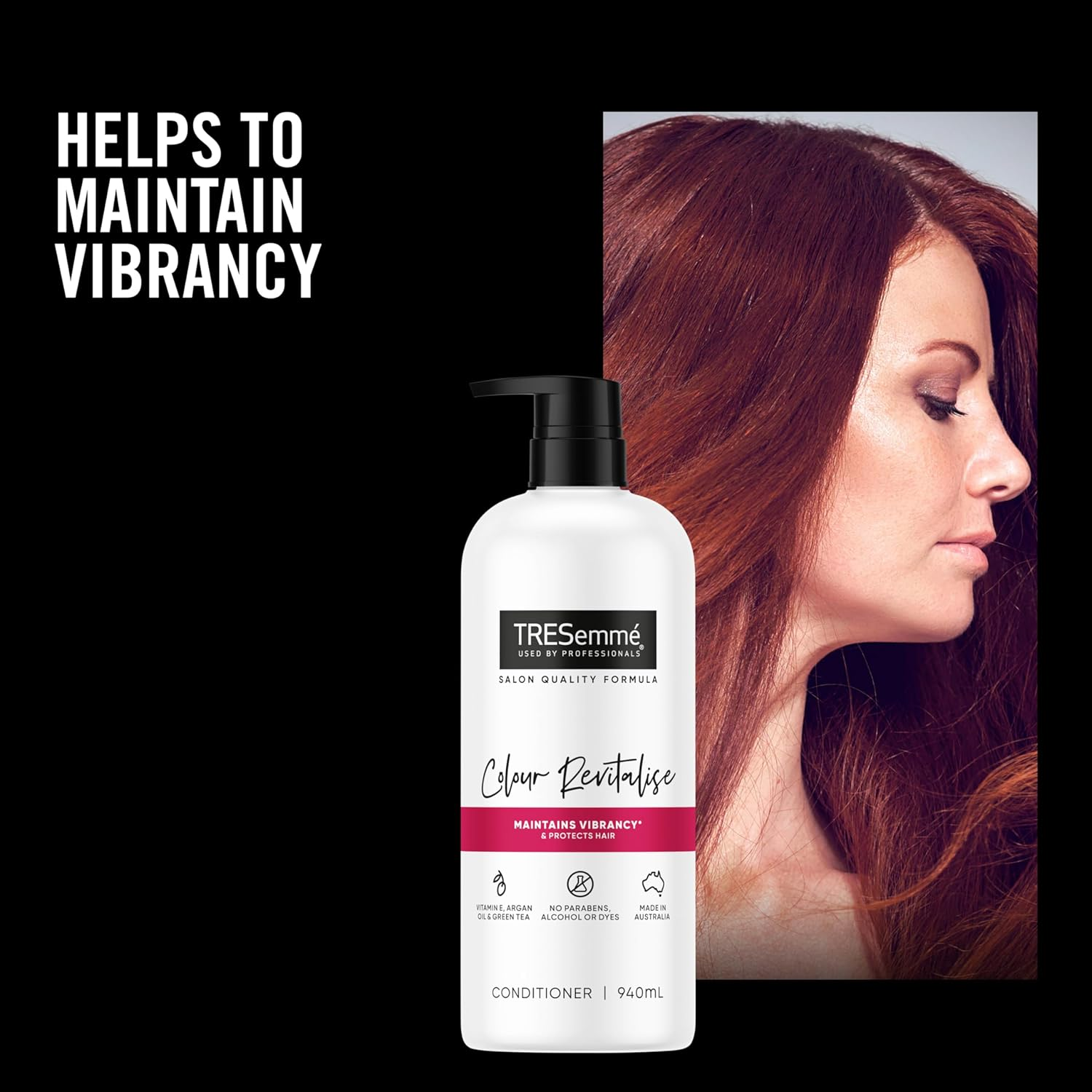 Tresemm&eacute; Colour Revitalise Conditioner with Vitamin E, Agran Oil & Green Tea 940 ML image number 3