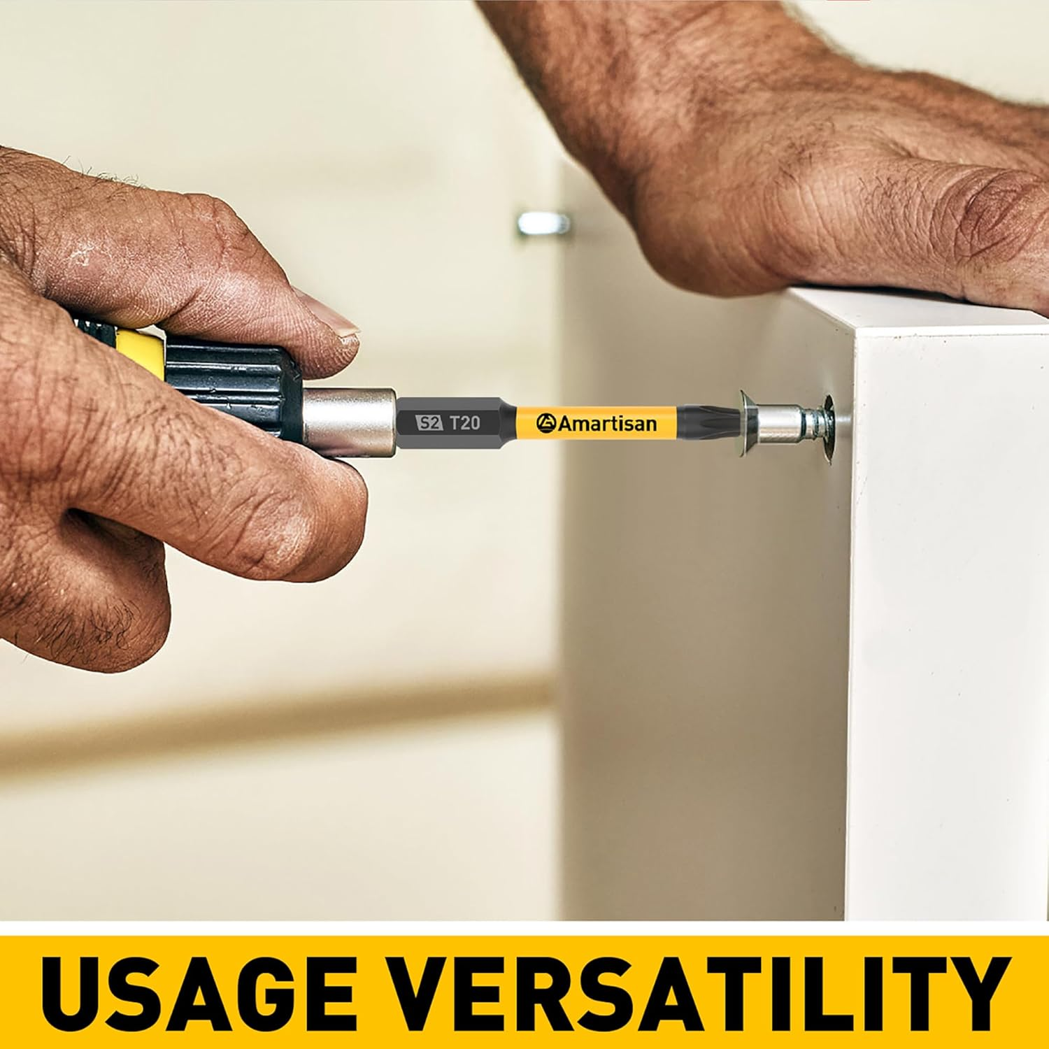 Amartisan Torx Bit Set, 24-Piece Security Torx Bit Set, Tamper Resistant Star Bits Set S2 Steel, 1" and 2.3" Long T5 - T40 image number 5