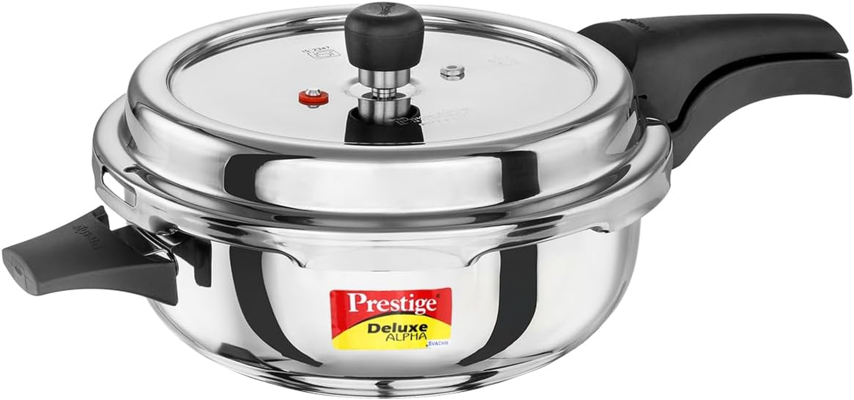 Prestige PRASVSP PRESSURE COOKER, Senior Pan 4L, SILVER image number 2