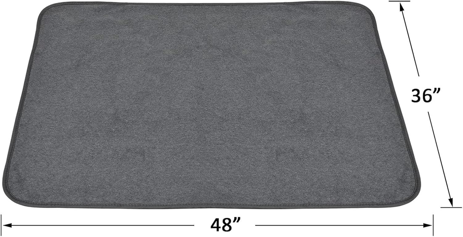 Washable & Non-Slip Dog Pee Pads | Super Absorbent Puppy Training Pads for Housebreaking, Crate & Playpen | Reusable Whelping Pads for Incontinence image number 5