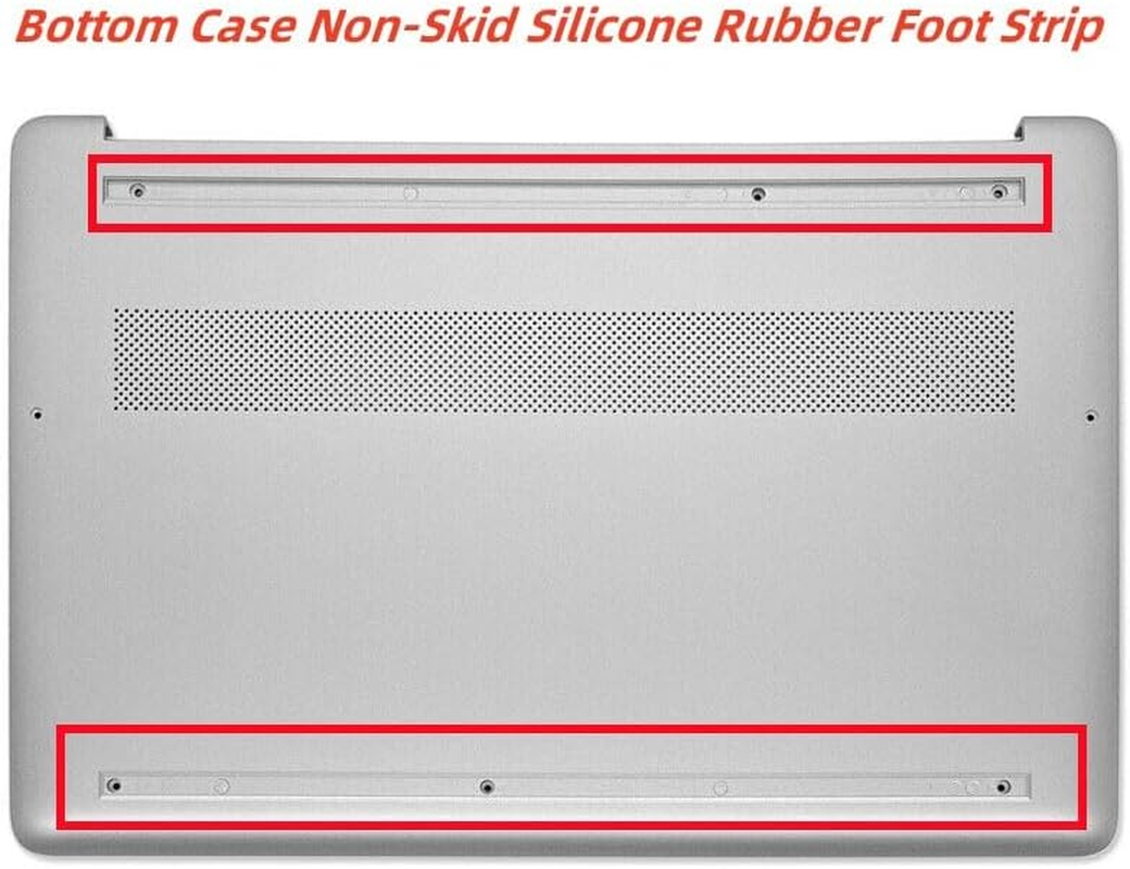Rubber Feet Strips Replacement for HP Laptop 15-DY 15T-DY 15-EF 15S-FQ 15S-EQ 15-FR 15-ER 15S-FR TPN-Q222/230 for Laptop Bottom Case Non-Skid Silicone Bumper Rubber Foot Strips L63597-001 image number 5