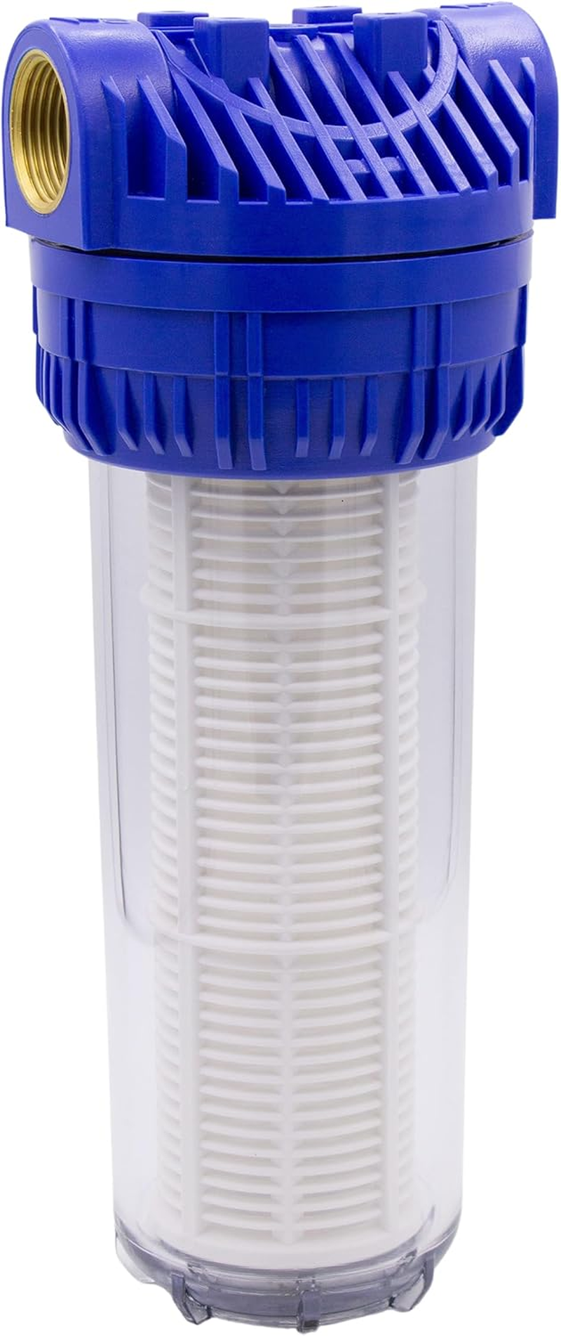 VARIOSAN 18403 Pre-Filter (5 Inch) for Pumps and Domestic Waterworks, 3/4 Inch Internal Thread, 8 Bar, 3,000 L/H Flow Rate, 0.06 Mm Mesh Size image number 2