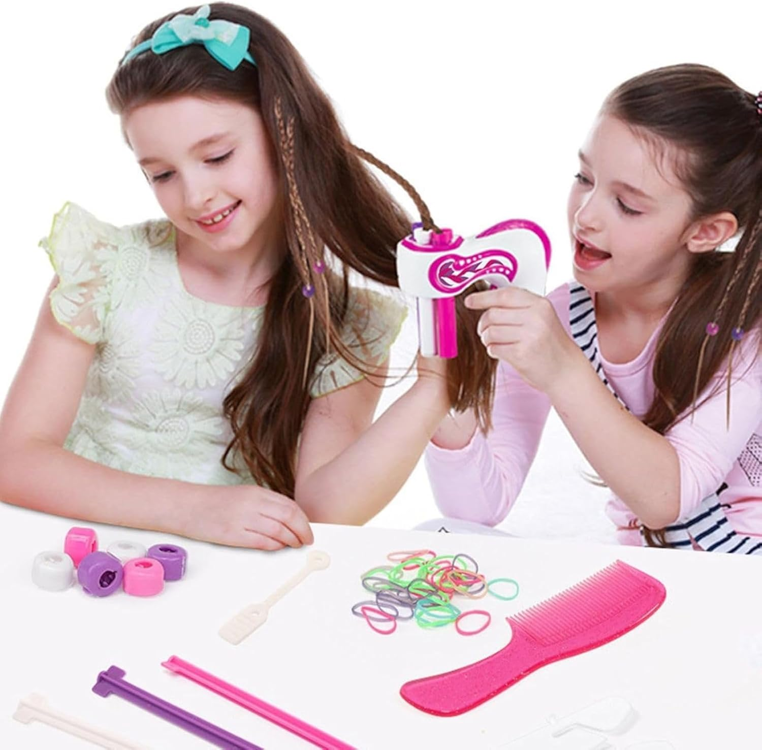 Electric Hair Braiding Machine, Creative Automatic Hair Twister Device for Teen Girls and Kids image number 2