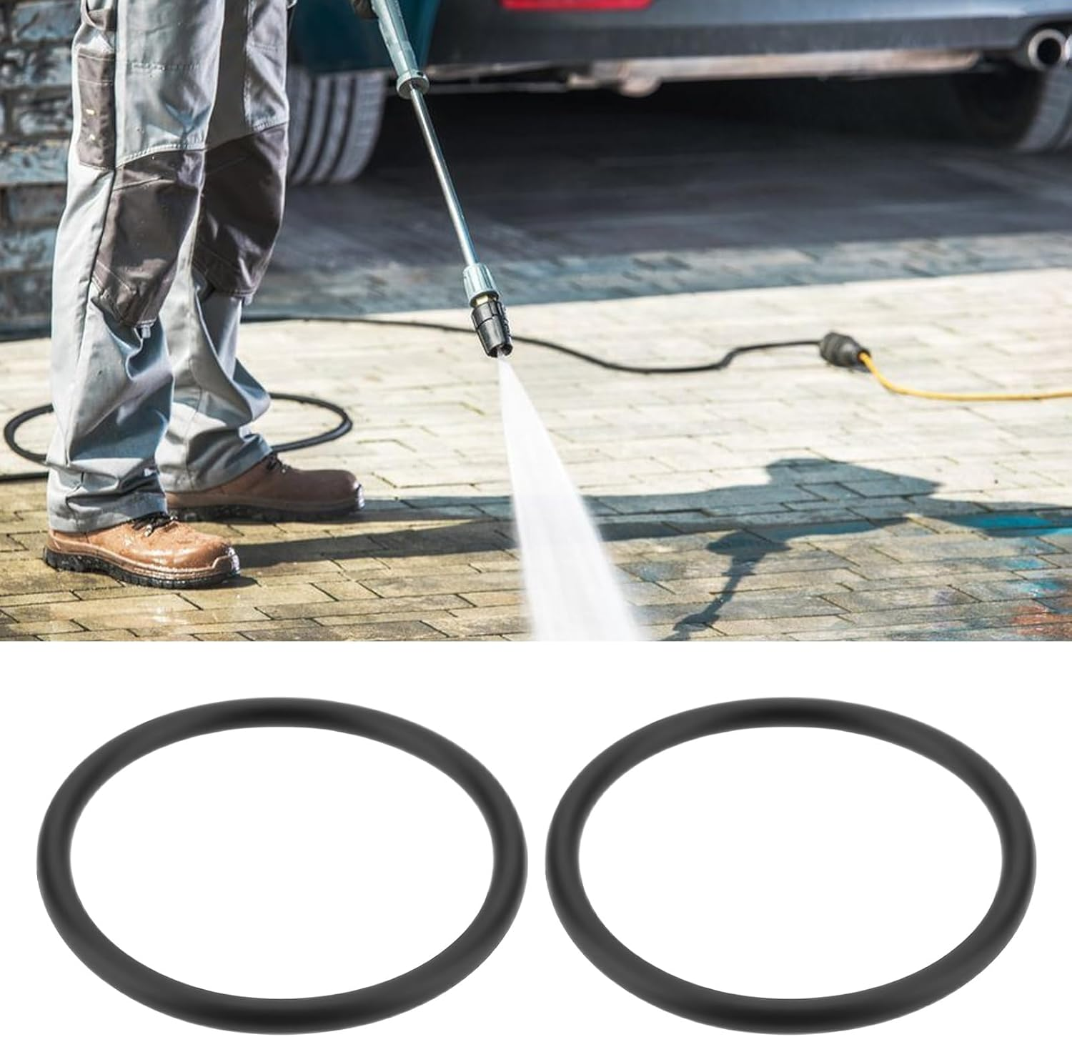 Create Idea 100PCS Nitrile Rubber O-Rings 21X18X1.5Mm Sealing Ring Suitable for Filters Water Pipes and Pumps image number 5