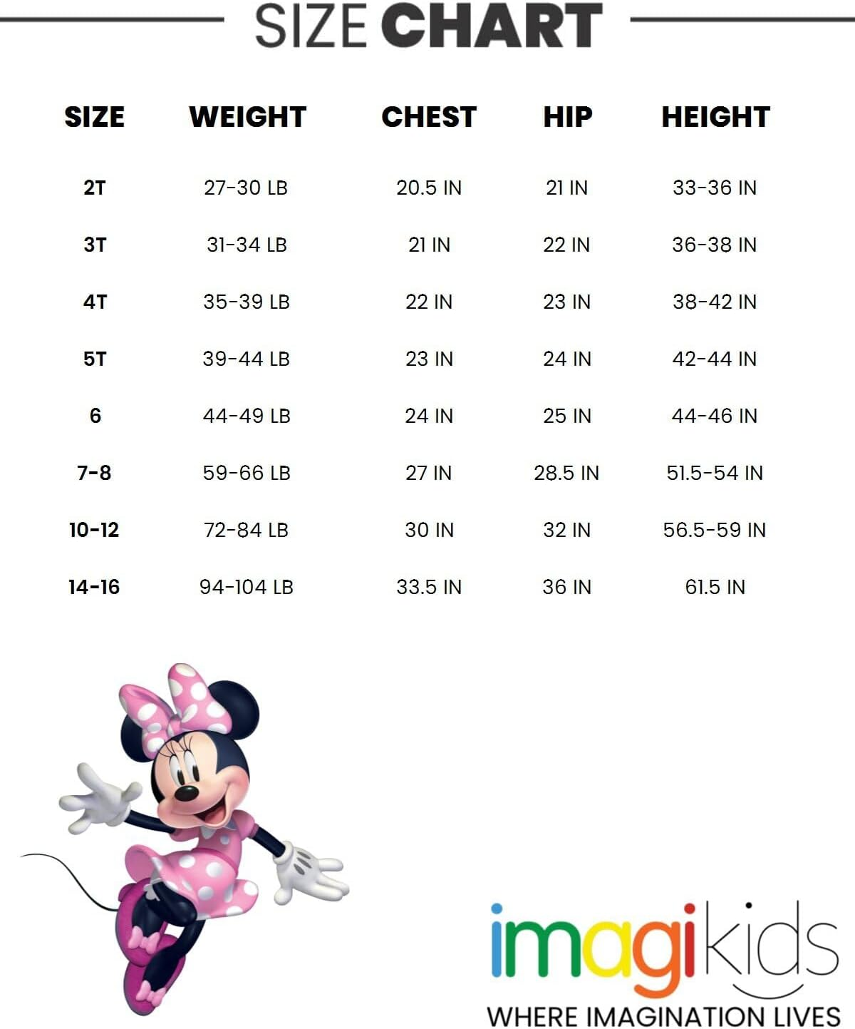 Disney Minnie Mouse Racerback Tankini Top and Bikini Bottom Swim Set Infant to Big Kid