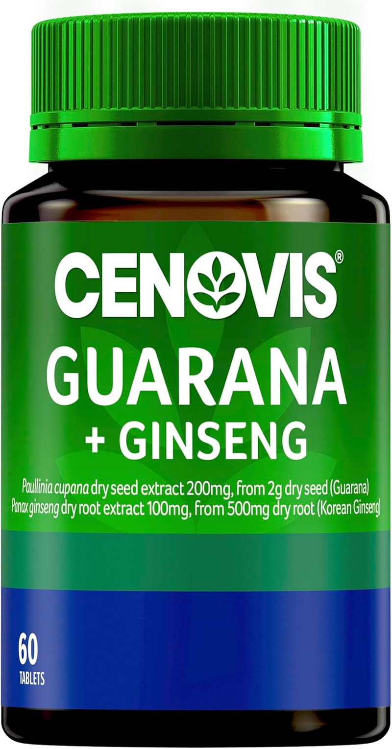 Cenovis Guarana 2000 and Ginseng Tablets, 60 Tablets image number 4