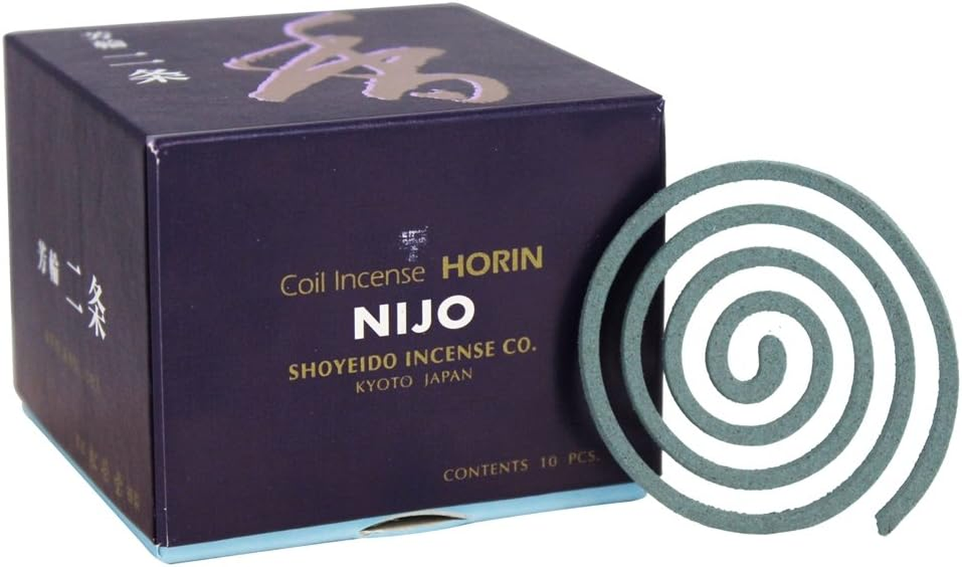Shoyeido'S Avenue of the Villa Incense Set of 10 Coils - Nijo
