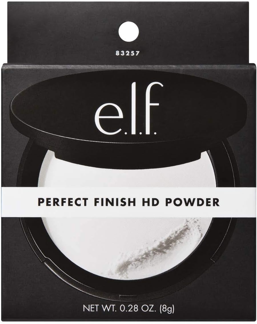 E.L.F. Perfect Finish HD Powder, Blurs Fine Lines & Imperfections, All Day Wear, Perfect for on the Go, 0.28 Oz image number 3