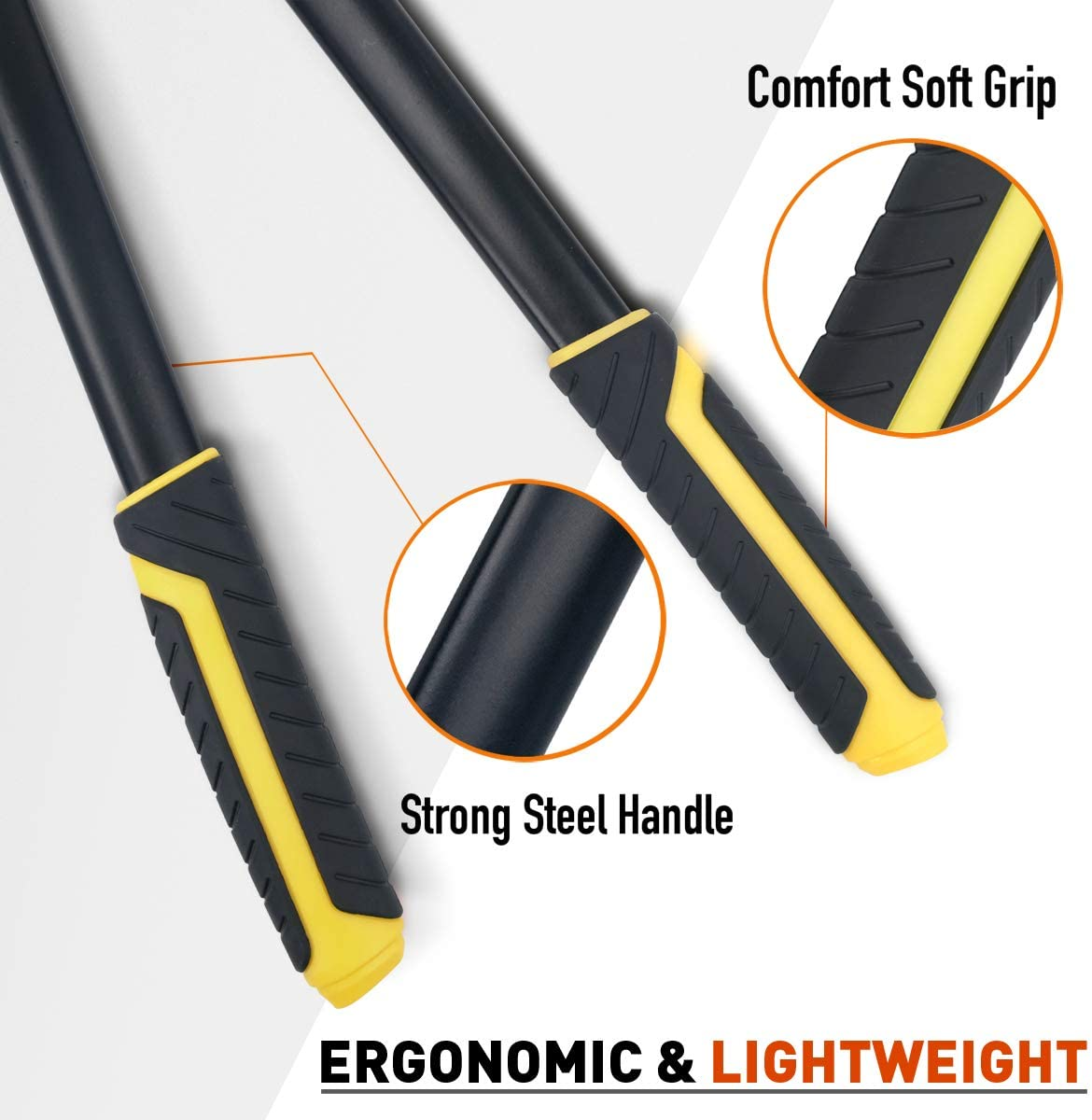 Jardineer 2" Anvil Loppers Shears - Gardening Loppers Heavy Duty with Garden Shears & Spare Blade, Effortless Pruning Tree Loppers, 30" Long-Lever Tree Trimmer Branch Cutters image number 4