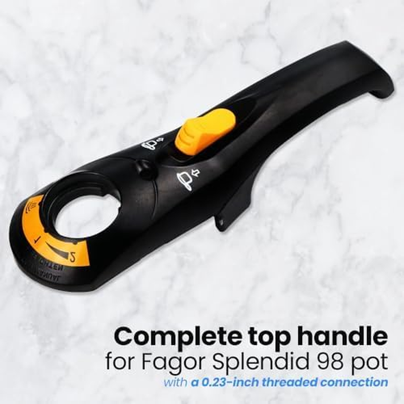 S-M Fagor Splendid 98 Complete Pot Handle Yellow - Green image number 4