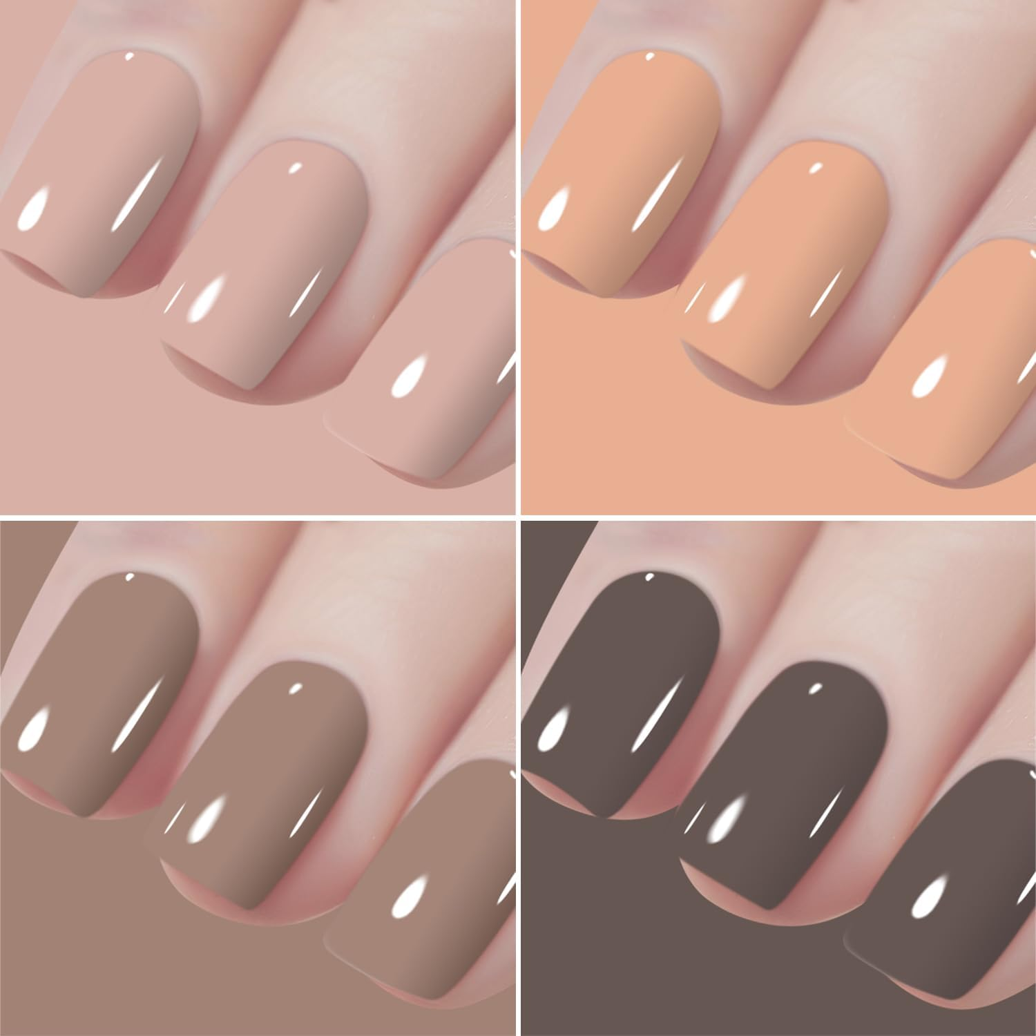 Vishine Gel Nail Polish Set - 45 Color Gel Nail Polish with Base Top Coat Lasting Nail Gel Polish Soak off UV LED Gel Polish Manicure Kit 48Pcs 8Ml image number 1