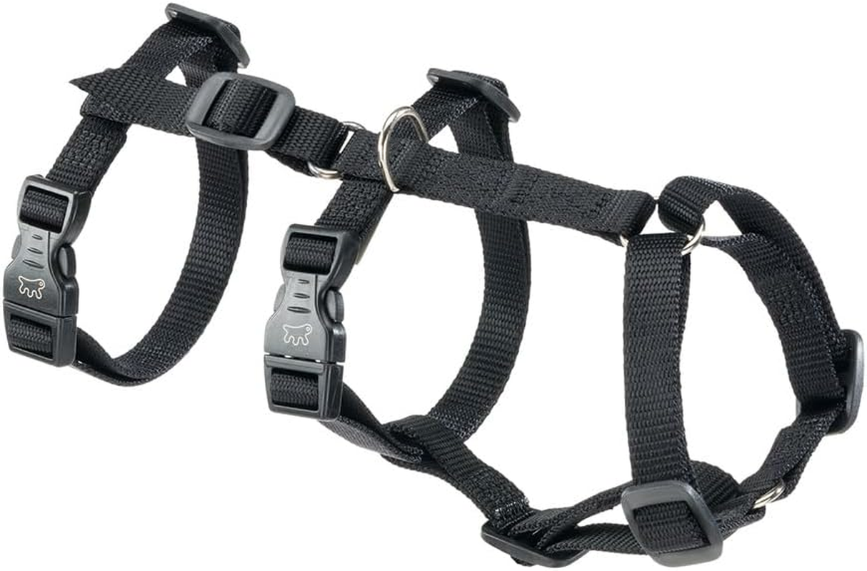 Ferplast Dog Harness Small Dog Brave Small, Escape Proof Dog Harness, Greyhound, Adjustable Harness for Dogs, 6 Closures, Marrone