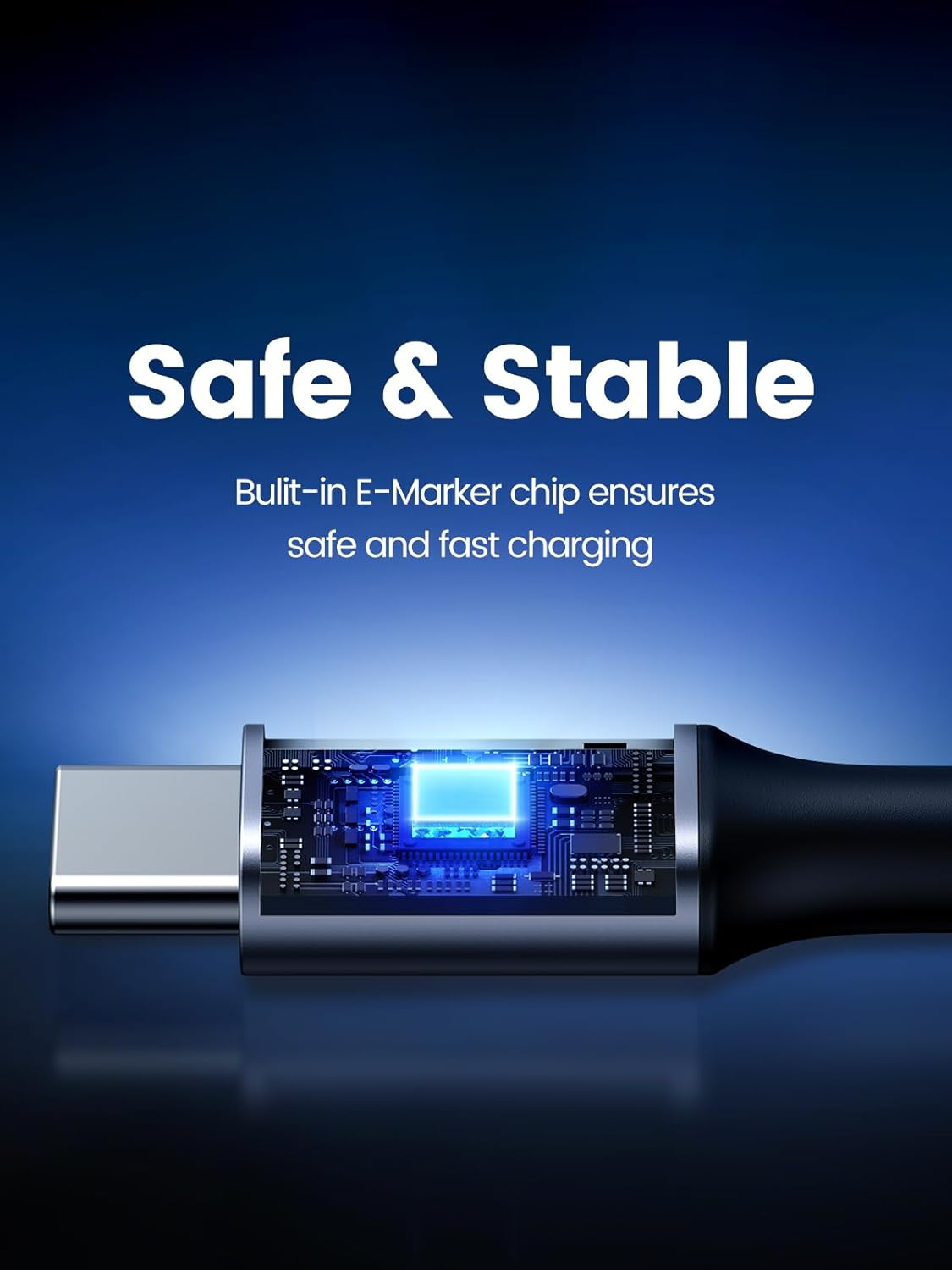 UGREEN 100W USB C to USB C Cable Right Angle, PD Charging Cord, 480Mbps Data Transfer, for Iphone 17, Macbook Pro, Ipad, Matebook, Chromebook, Pixel 10, Galaxy S25, Dell XPS, Switch, 3M, Black image number 2