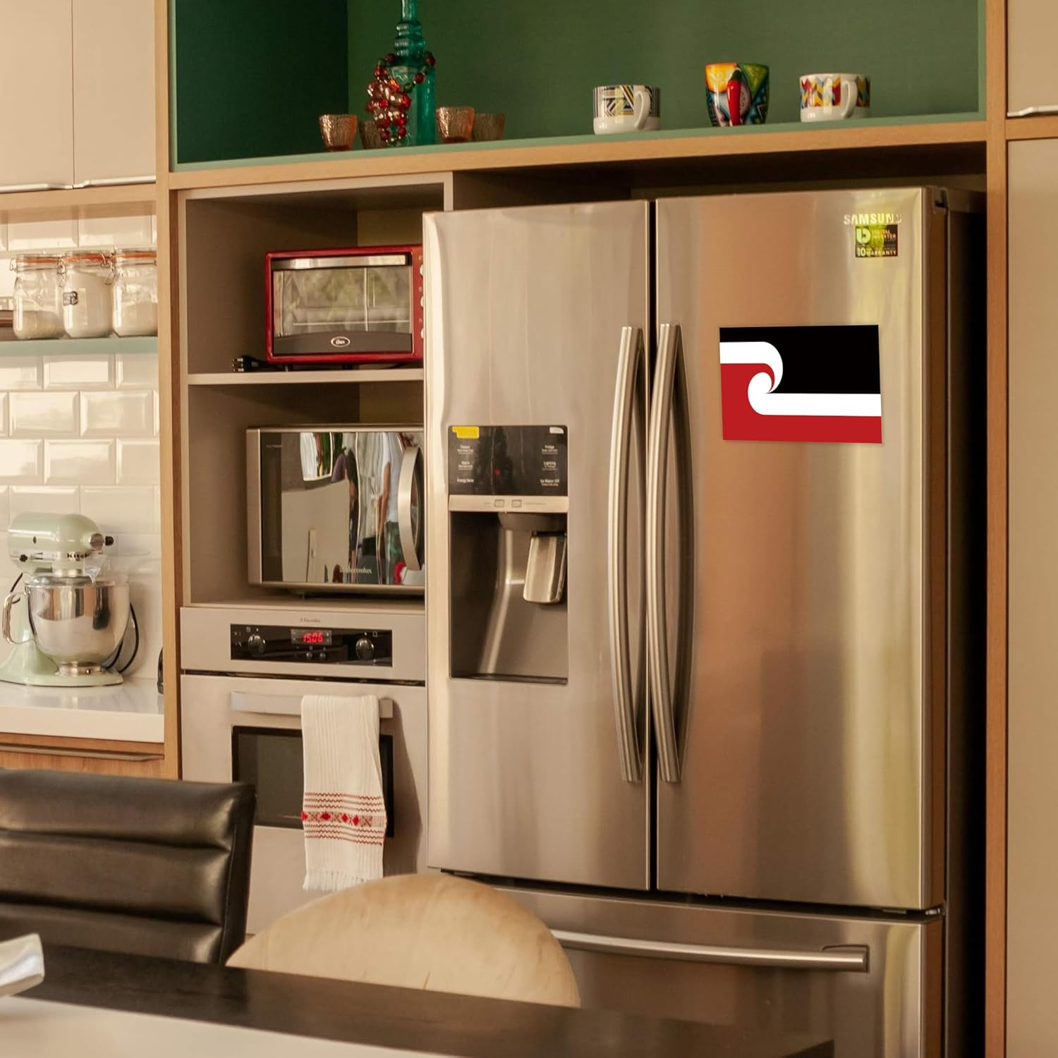 5 PCS Maori Flag Sticker,Maori Banner Decal for Car Bumper Window Laptop image number 4