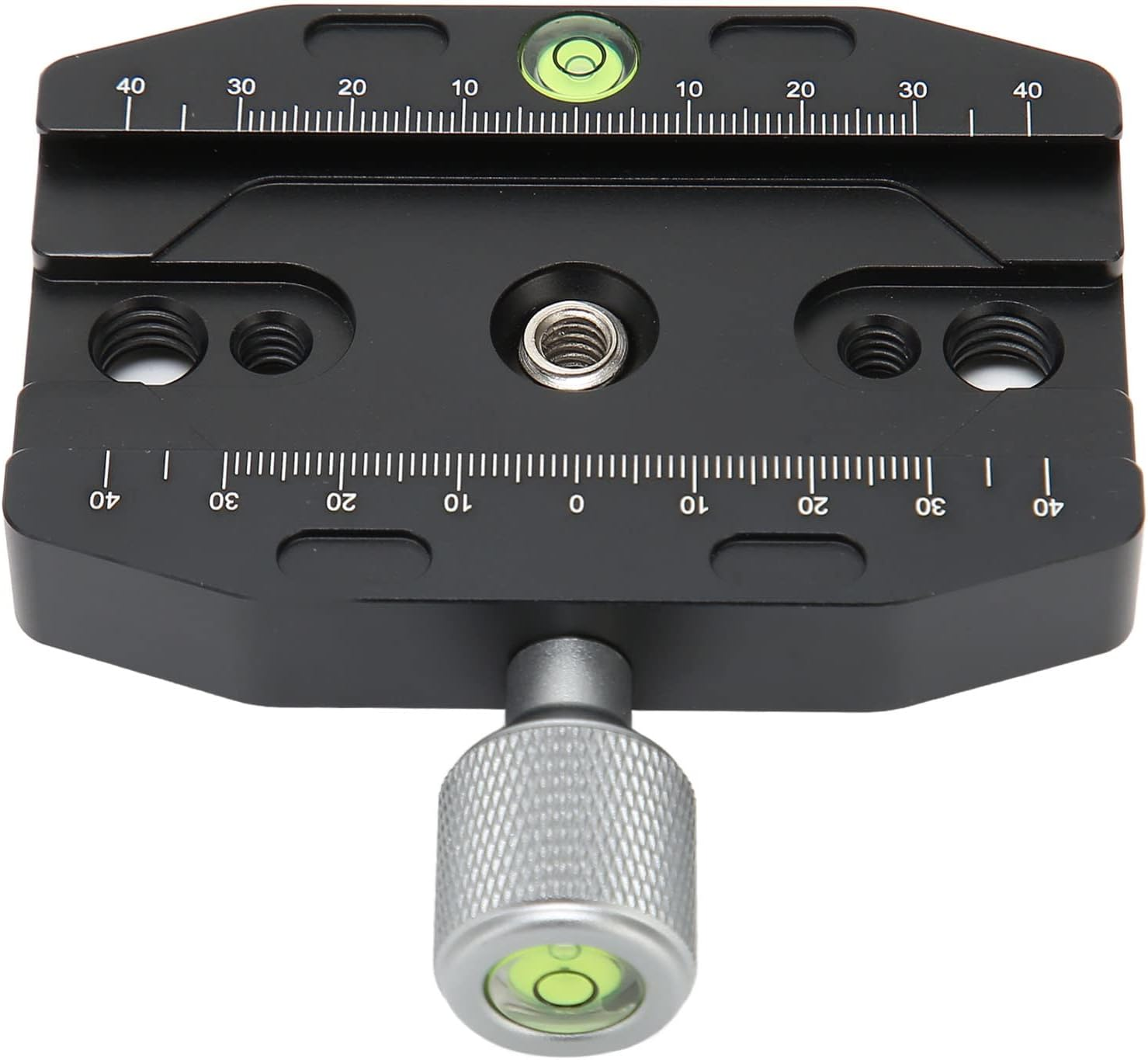 Ejoyous ARCA Swiss Standard Quick Release Plate Clamp (38Mm Width) Low-Density Metal Chemical Oxidation, Anti-Fingerprint Non-Slip Locking Fits 1/4"&3/8" Screws for Camera/Projector image number 1