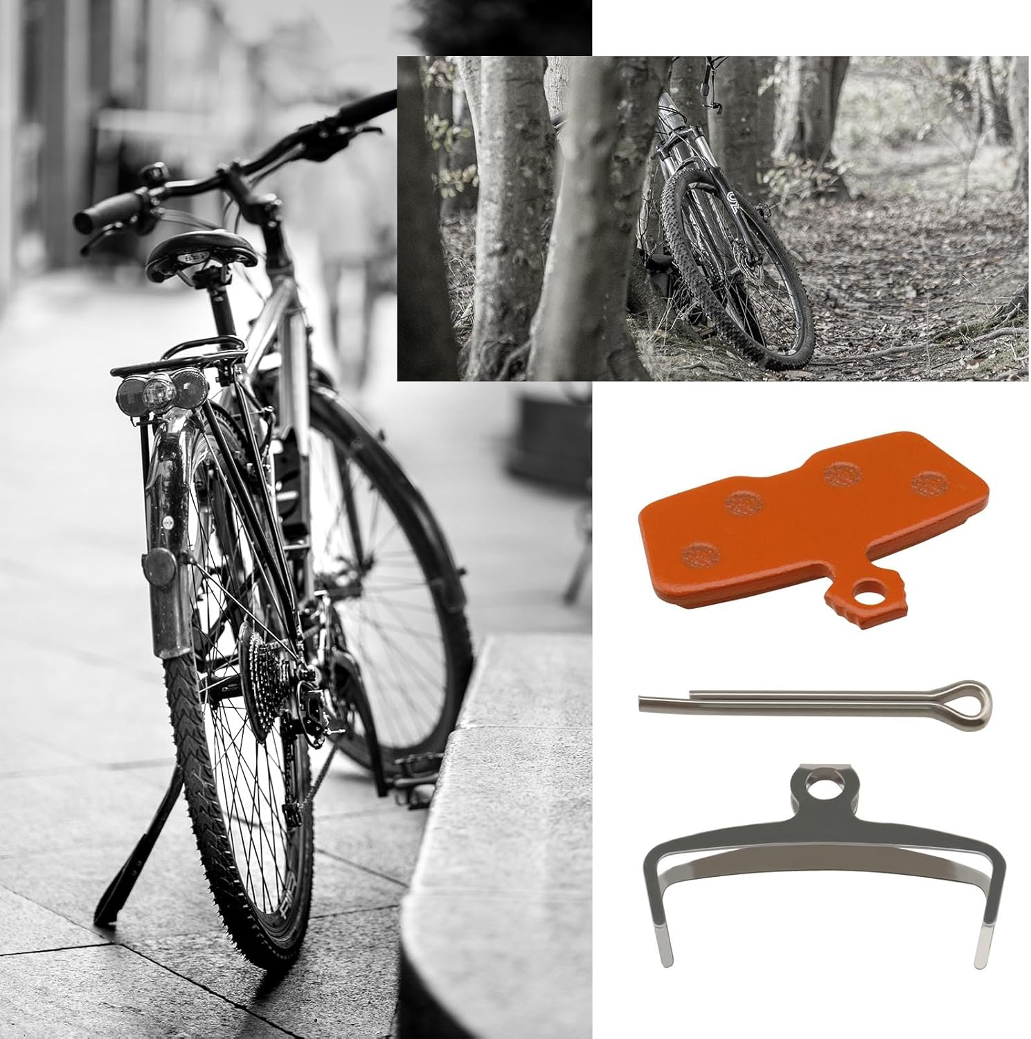 VGOL 2 Pairs Ceramic Brake Pads Compatible with Avid Code R 2011-2014 Compatible with SRAM Code Guide RE 2011+ Bicycle Disc Brake Pads 40X28X4Mm