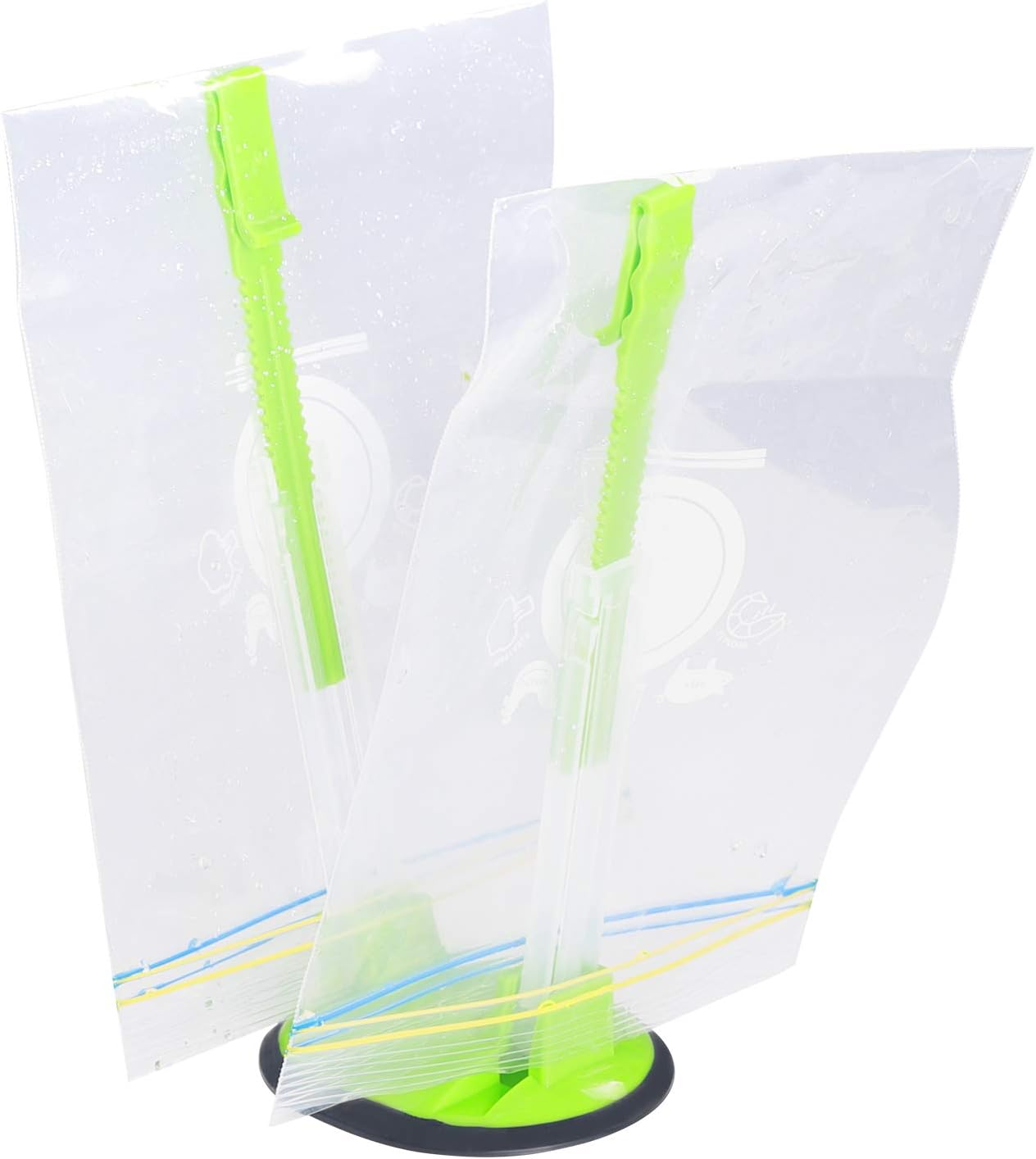 TAO Cicada Baggy Rack-Pack of 2 Hand Free Storage Bags Clip, Plastic Bag Bracket，No-Hands Food Storage Bag Holders image number 3
