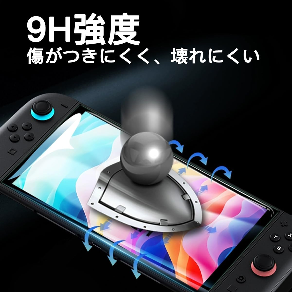 Nordquest Tempered Glass Screen Protector for Switch 2 (2025) - 2 Pack, Anti-Scratch & Anti-Fingerprint, EZ FIT Installation, Enhanced Protection for Gaming, Travel, Family Use image number 1