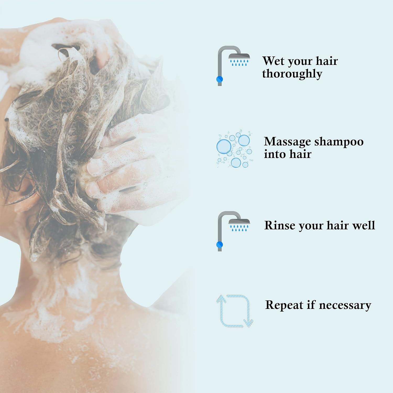 100% Natural Brazilian Herbal Shampoo with Argan Oil, Orange Oil, Lemongrass Oil and Rosemary Moisturising, Stimulating and Thickening Herbal Essences Unique Freshness 400Ml image number 3