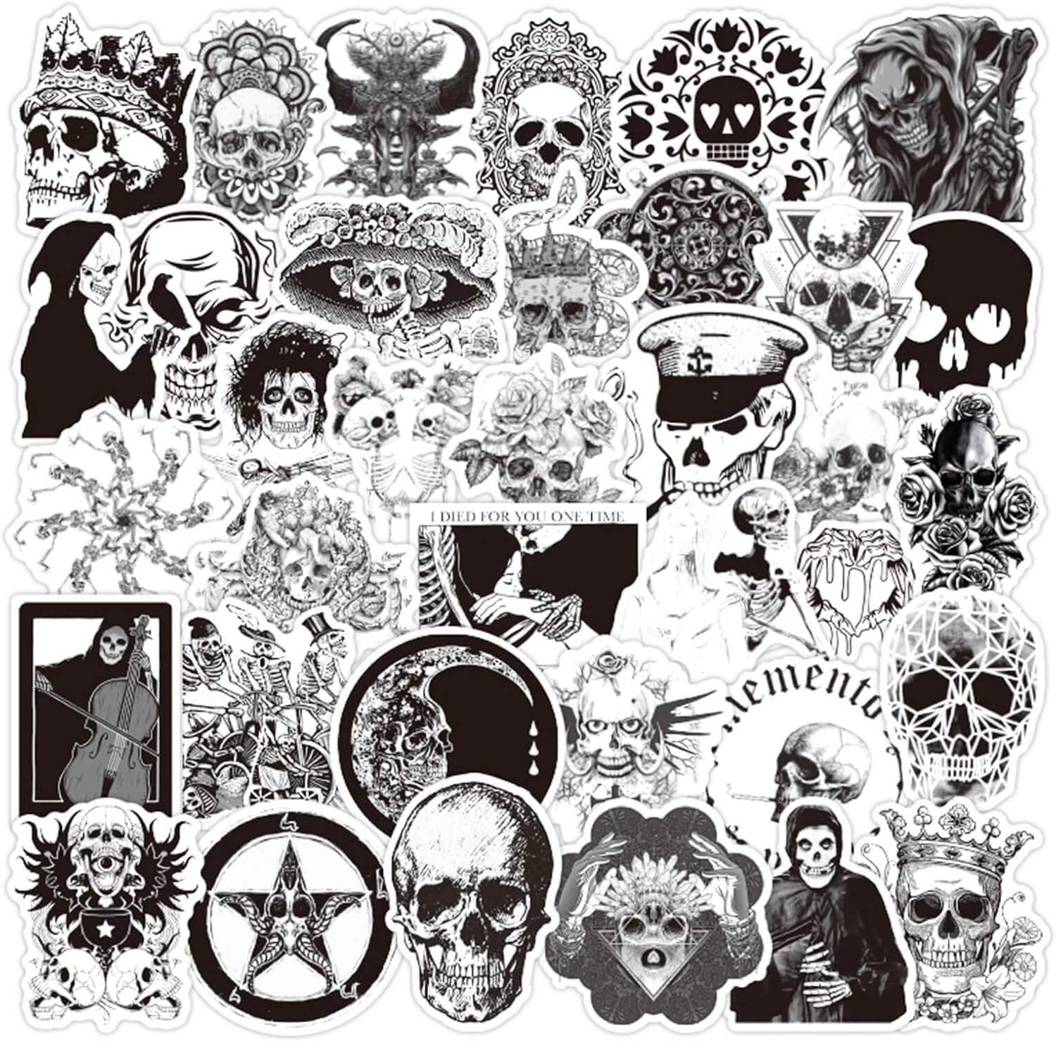 One Direction Stickers Singer Styles Stickers for Laptop 50PCS Waterproof Vinyl Stickers Decals for Water Bottles, Skateboard, Luggage, Bike, Snowboard, Hydro Flasks Decal Graffiti Patches