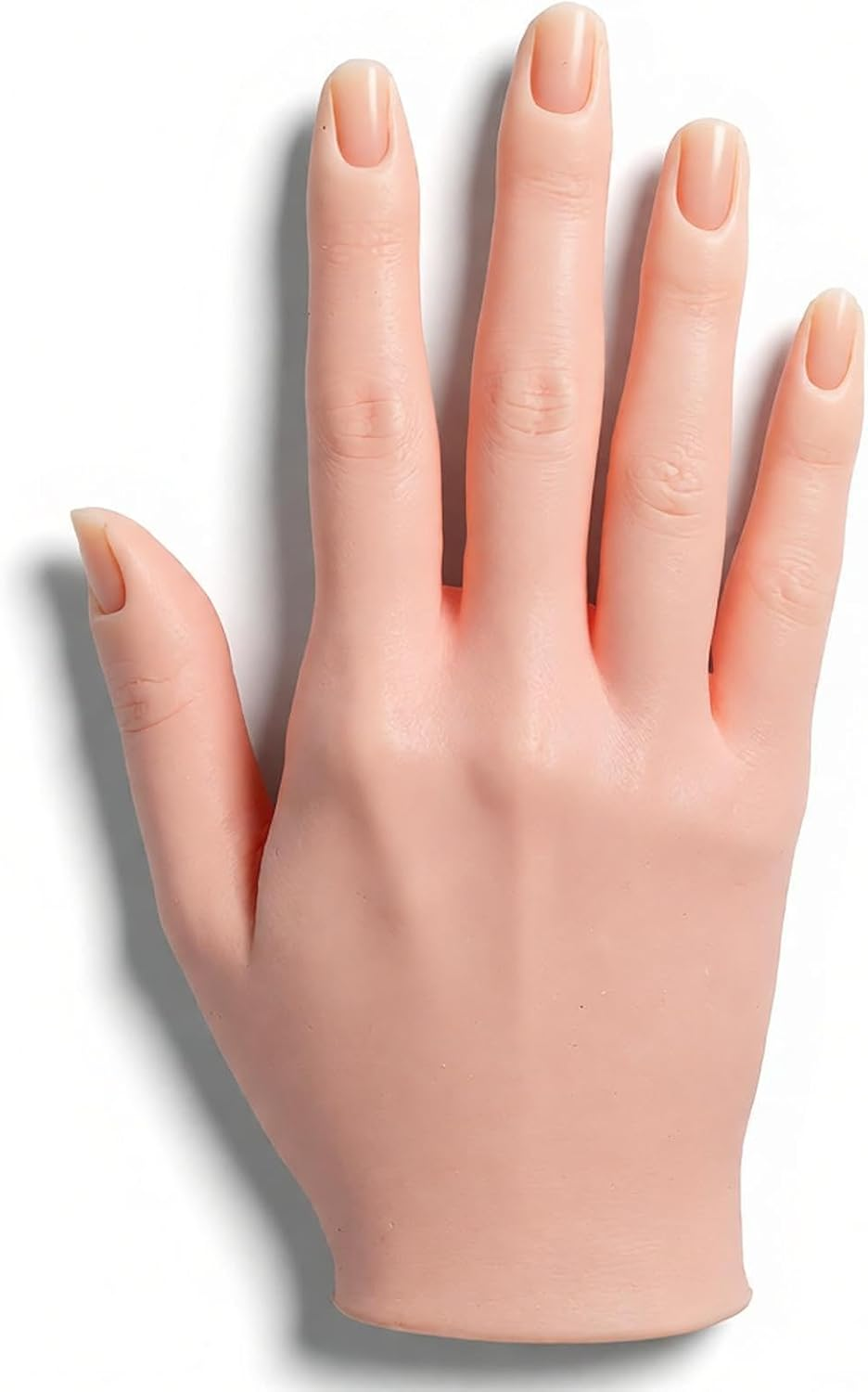 Practice Hand for Acrylic Nails, Mannequin Hand for Practising Nails, Flexible, Bendable Artificial Hand, Nail Hand Practice