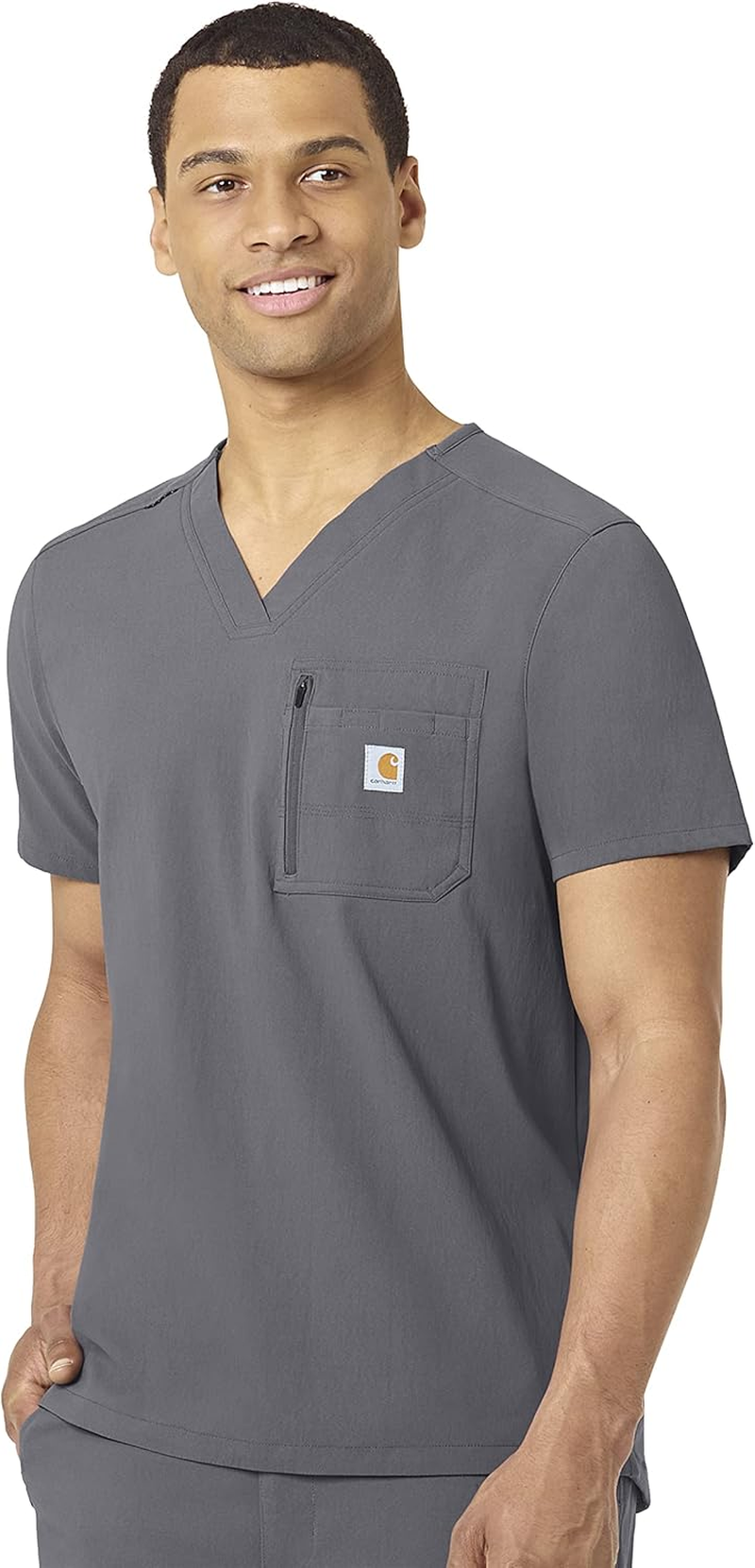 Carhartt Medical Men'S Modern Fit Tuck-In Scrub Top image number 5