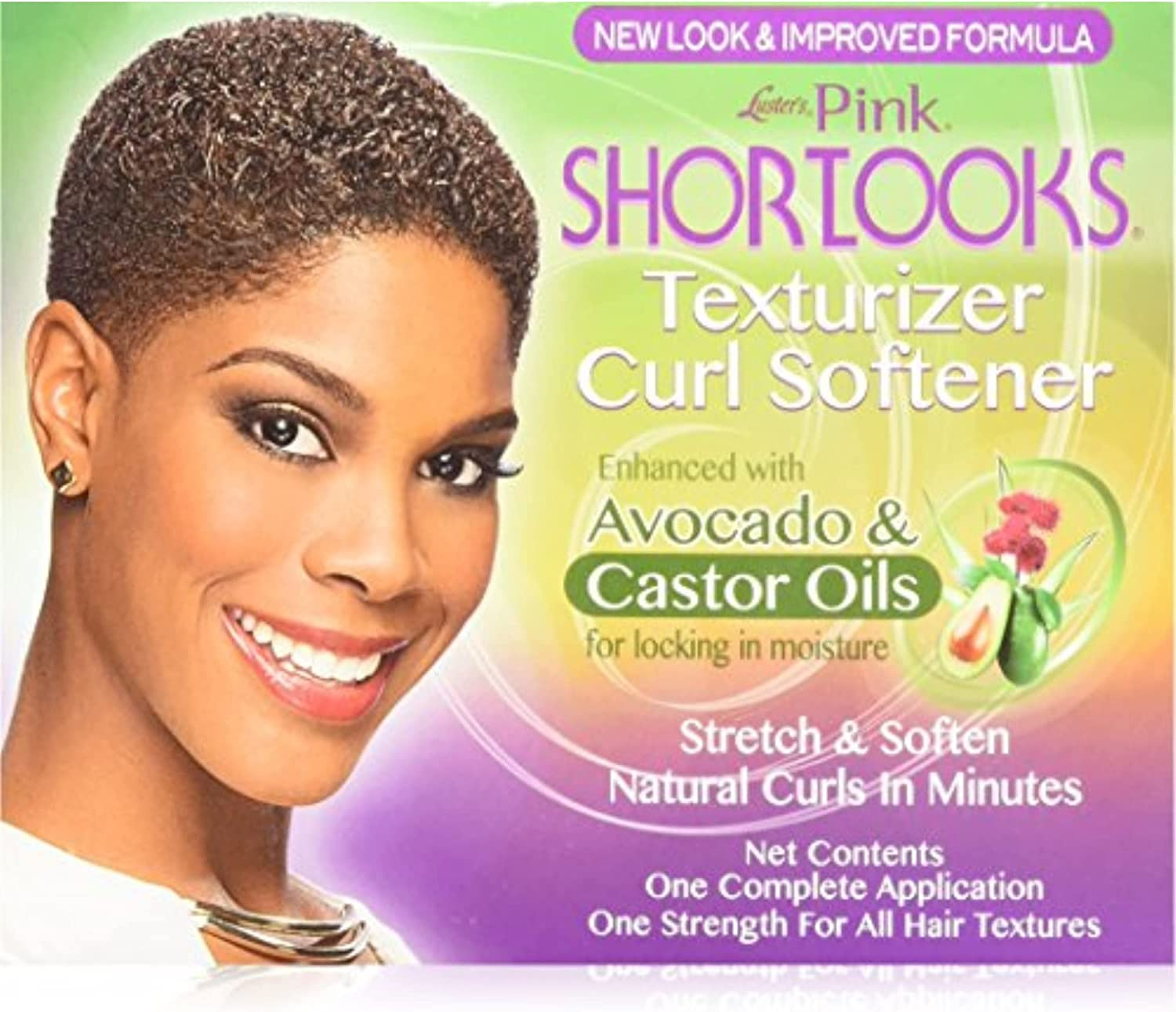 Luster'S Pink Shortlooks Texturizer Curl Softener, One Complete Application Kit