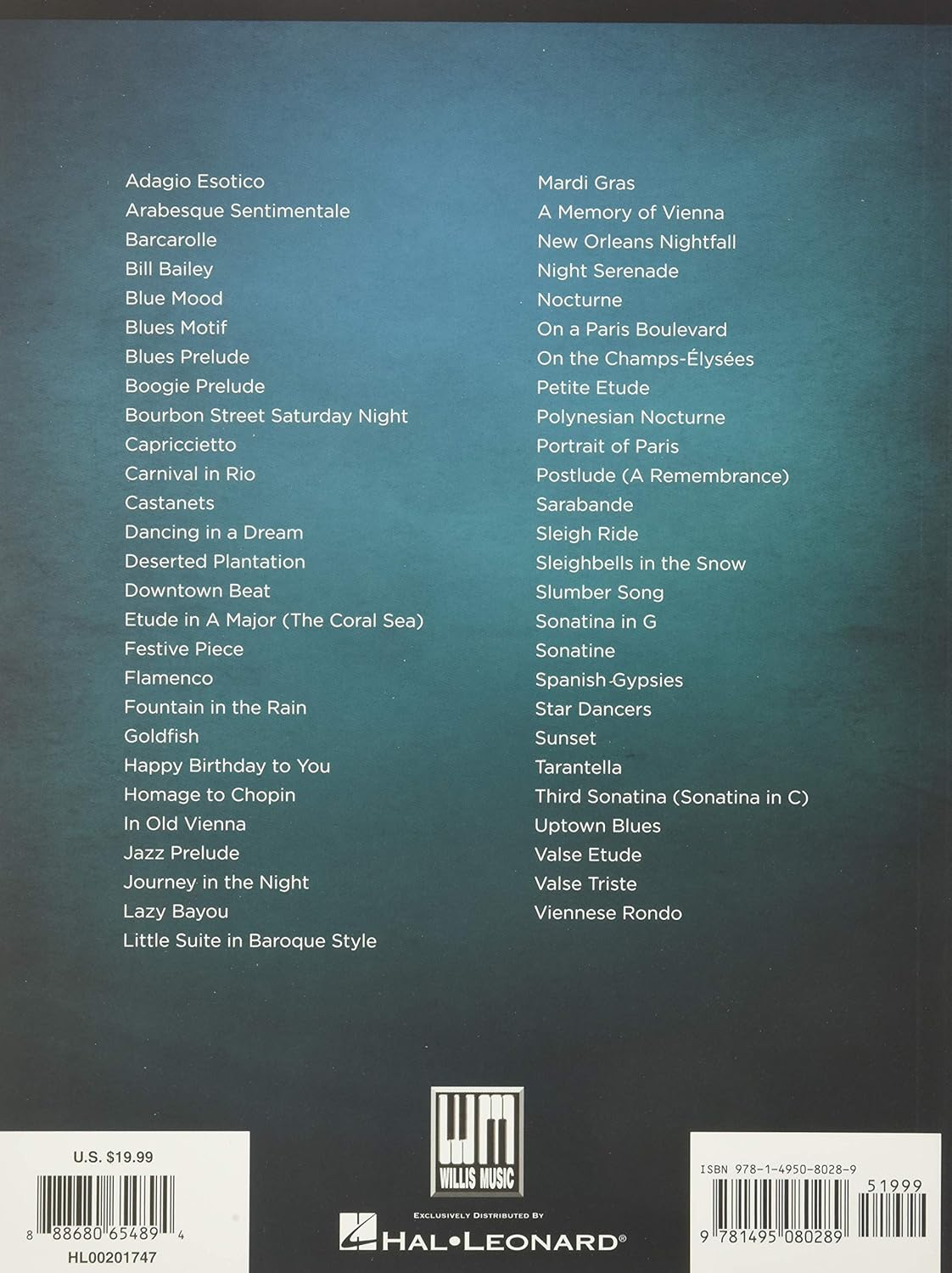 Willis Music William Gillock Recital Collection Song Book: National Federation of Music Clubs 2024-2028 Selection image number 2