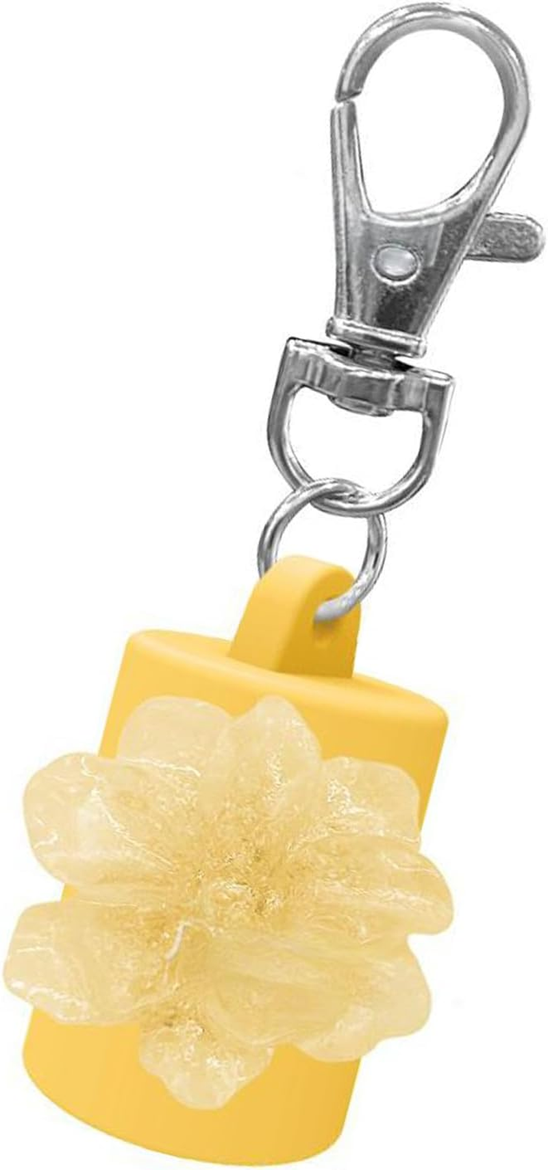 Portable Silicone Lip Gloss Key Holder Cap Leak Proof Design Travel Friendly Cosmetic Container Travel Touch up Atomizer Key Holder - Purple image number 6