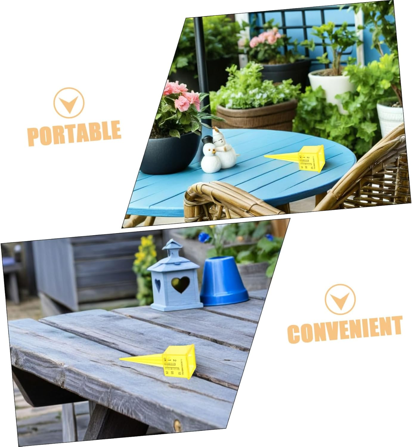 20Pcs Garden Water Gauge Wide Mouth Sprinkler Rainfall Monitor Outdoor Lawn Water Measuring Tool for Patio Irrigation Efficiency and Conservation image number 6