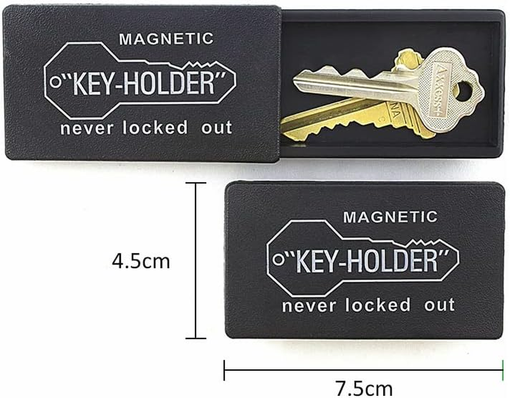 2Pcs Magnetic Key Box Hide-A-Key Storage W/Strong Magnet Home Cars Office image number 6